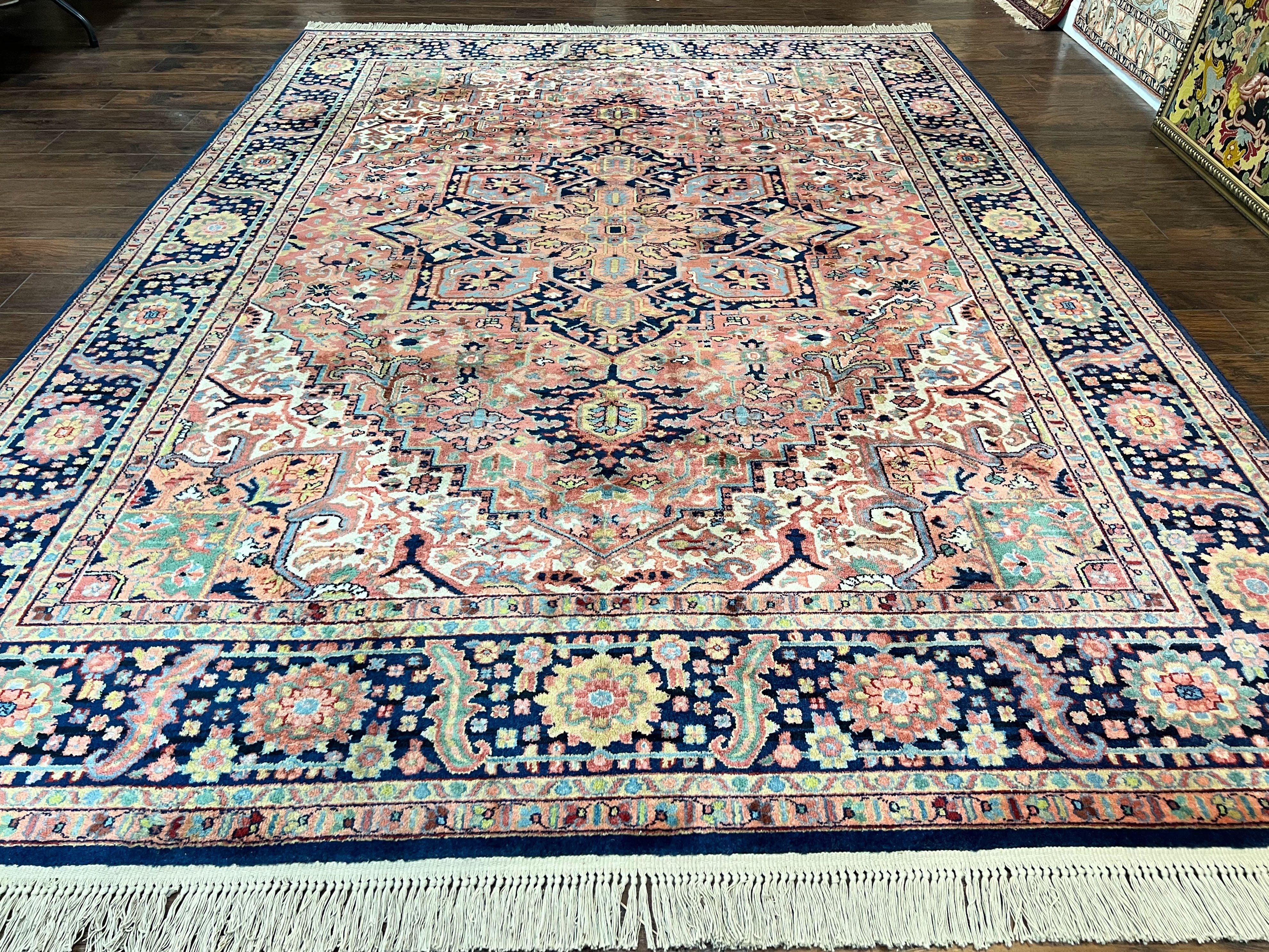 Karastan Rug 8.8 x 12, Karastan Heriz #726, Wool Pile Karastan Area Rug, Rare Hard to Find, Original 700 Series - Jewel Rugs