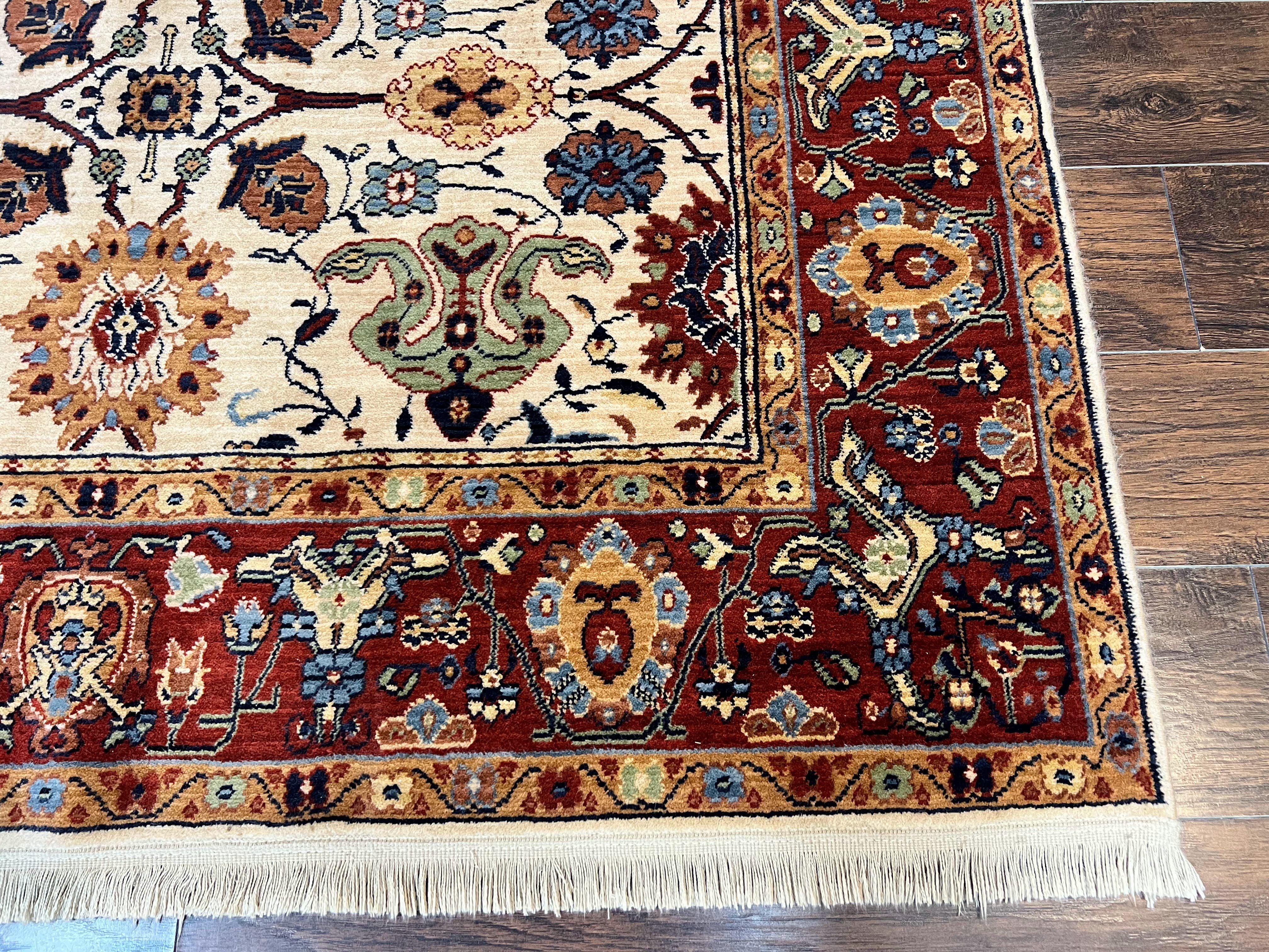 Karastan Rug 6x8, English Manor Stratford Pattern, Wool Karastan Carpet, #2120 - 506 Brighton Pattern, Vintage Rug - Jewel Rugs