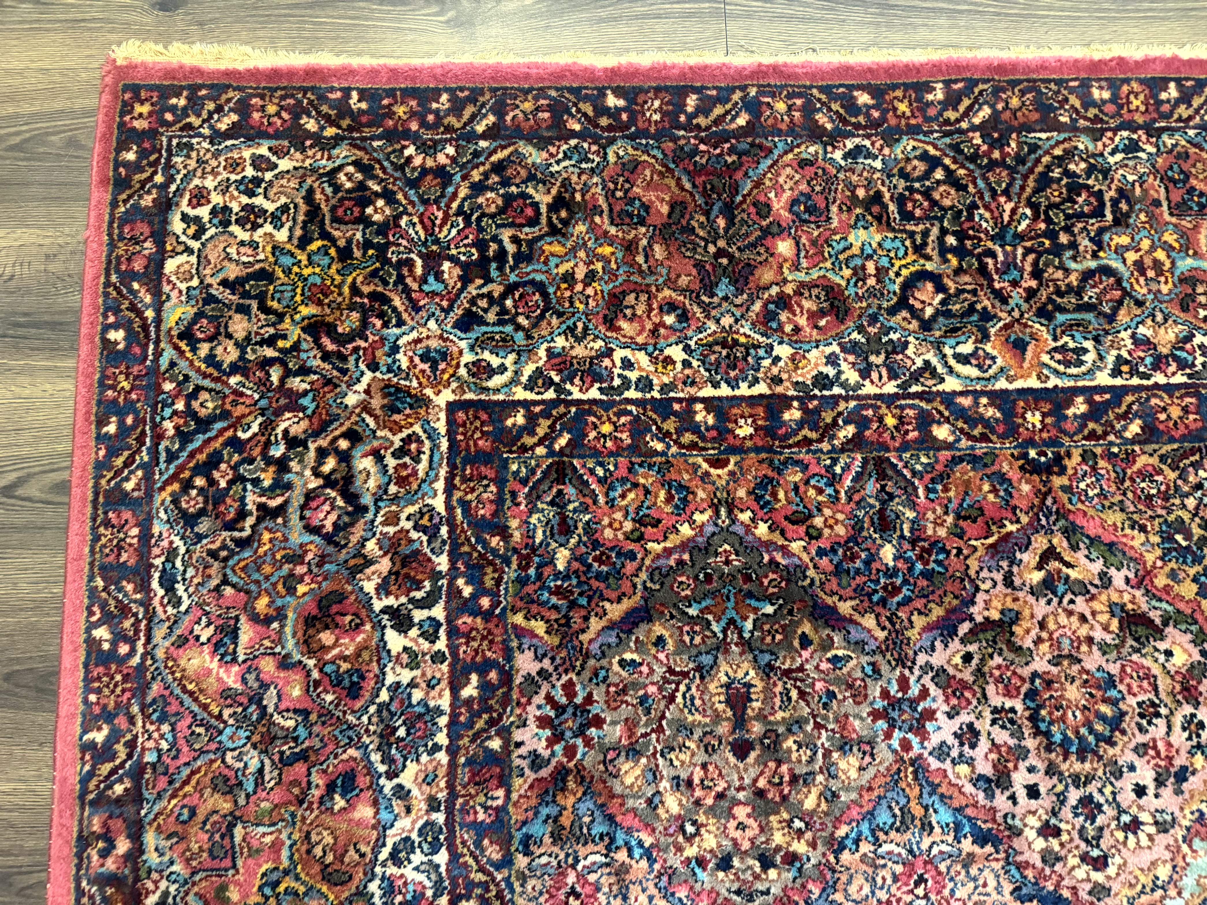 10x16 Karastan Multicolor Panel Kirman Rug #717, Palace Size Wool Discontinued Original 700 Series - Jewel Rugs
