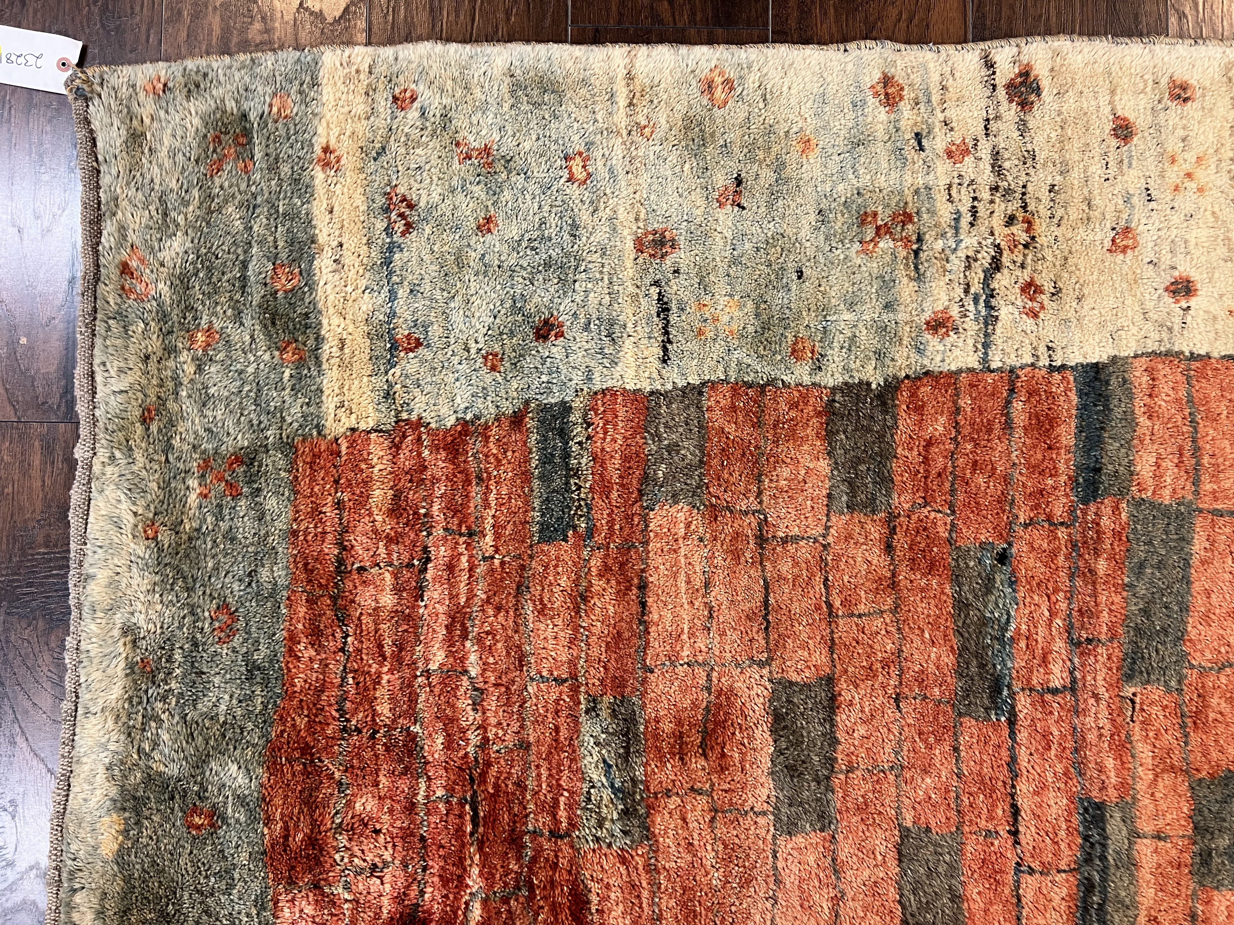 Persian Gabbeh Rug 6x8 ft, Wool Handmade Tribal Rug - Jewel Rugs