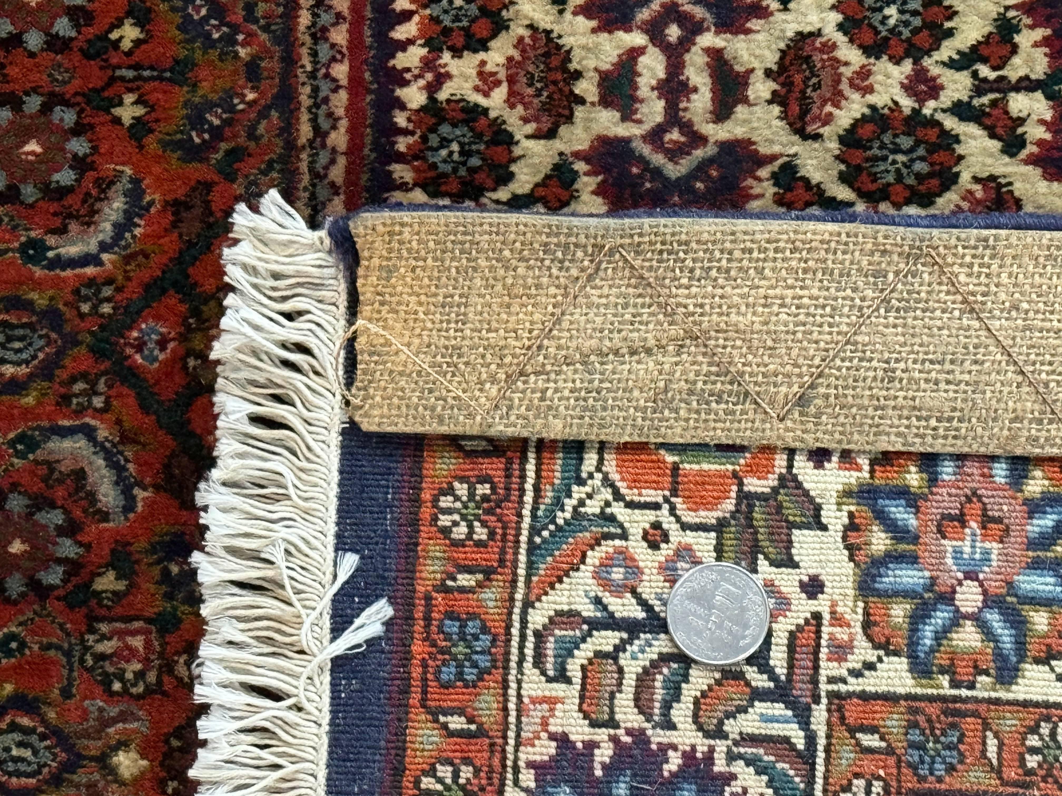 Persian Bidjar Rug 4x5, Fine 290 KPSI, Herati Pattern - Jewel Rugs