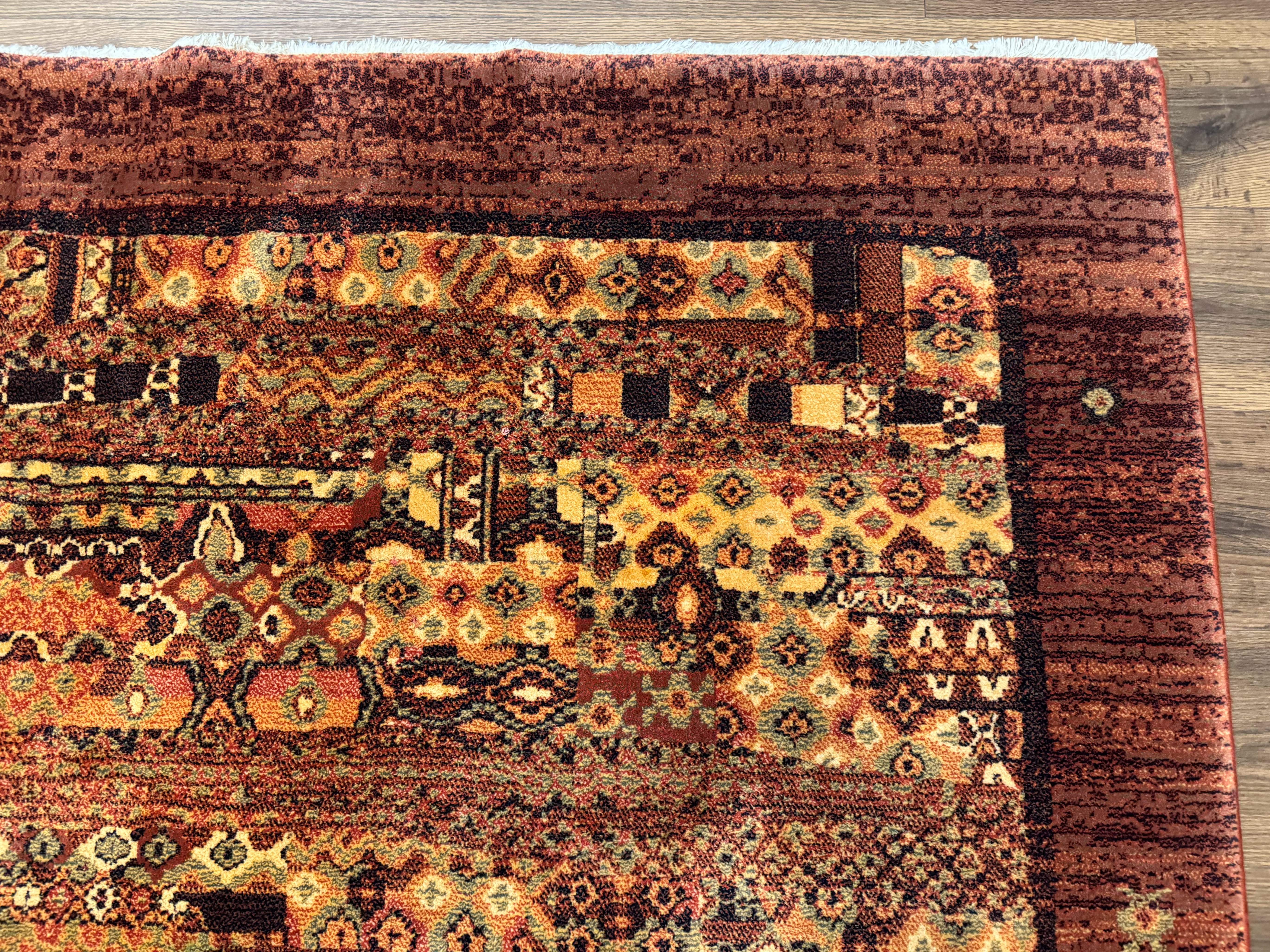 Couristan Rug 8x11 Brown Contemporary Wool Belgium Power Loomed Carpet - Jewel Rugs