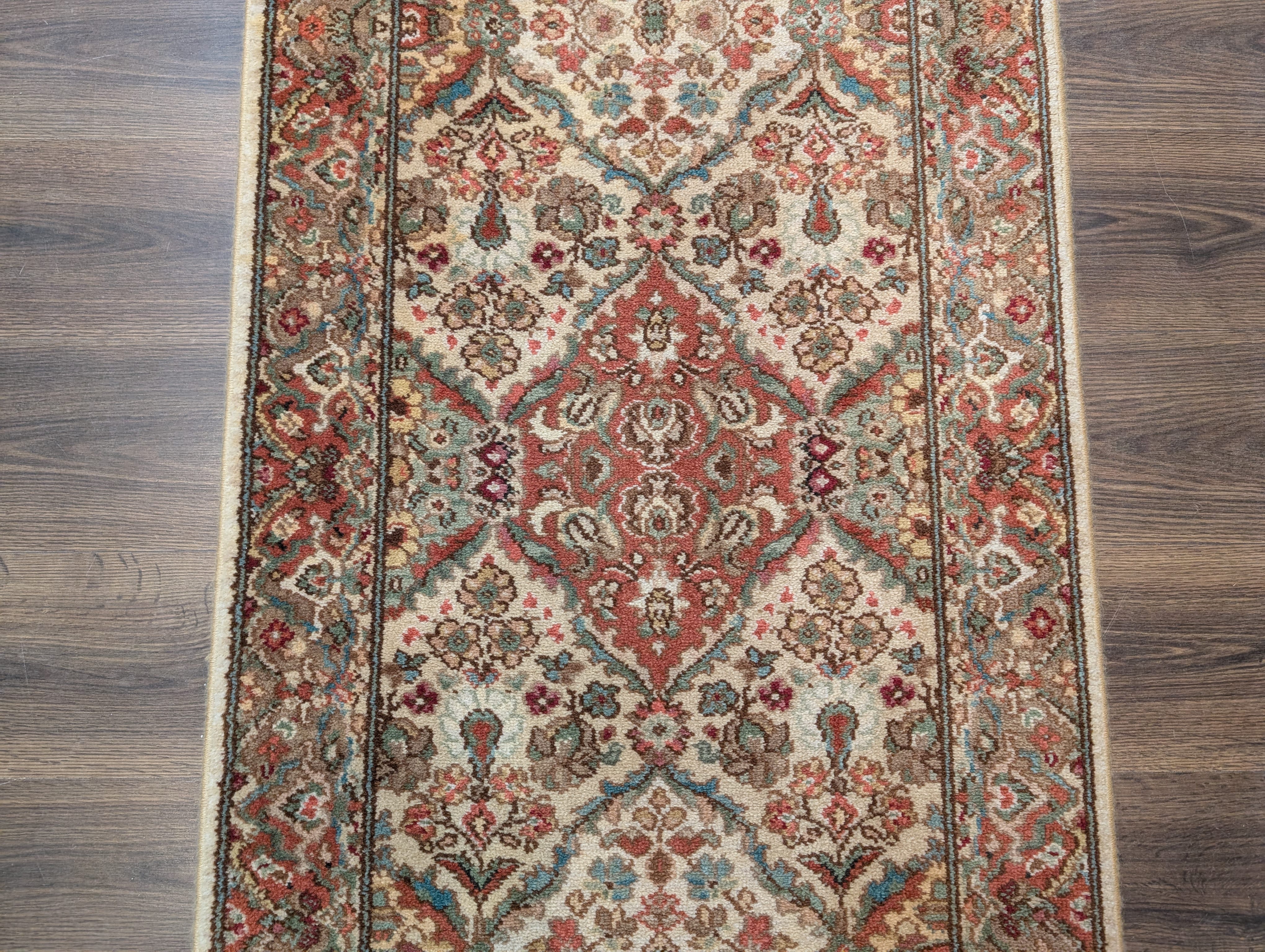 Karastan Runner Rug 2.6 x 8.6, Empress Kirman #700-719, Wool, Vintage - Jewel Rugs