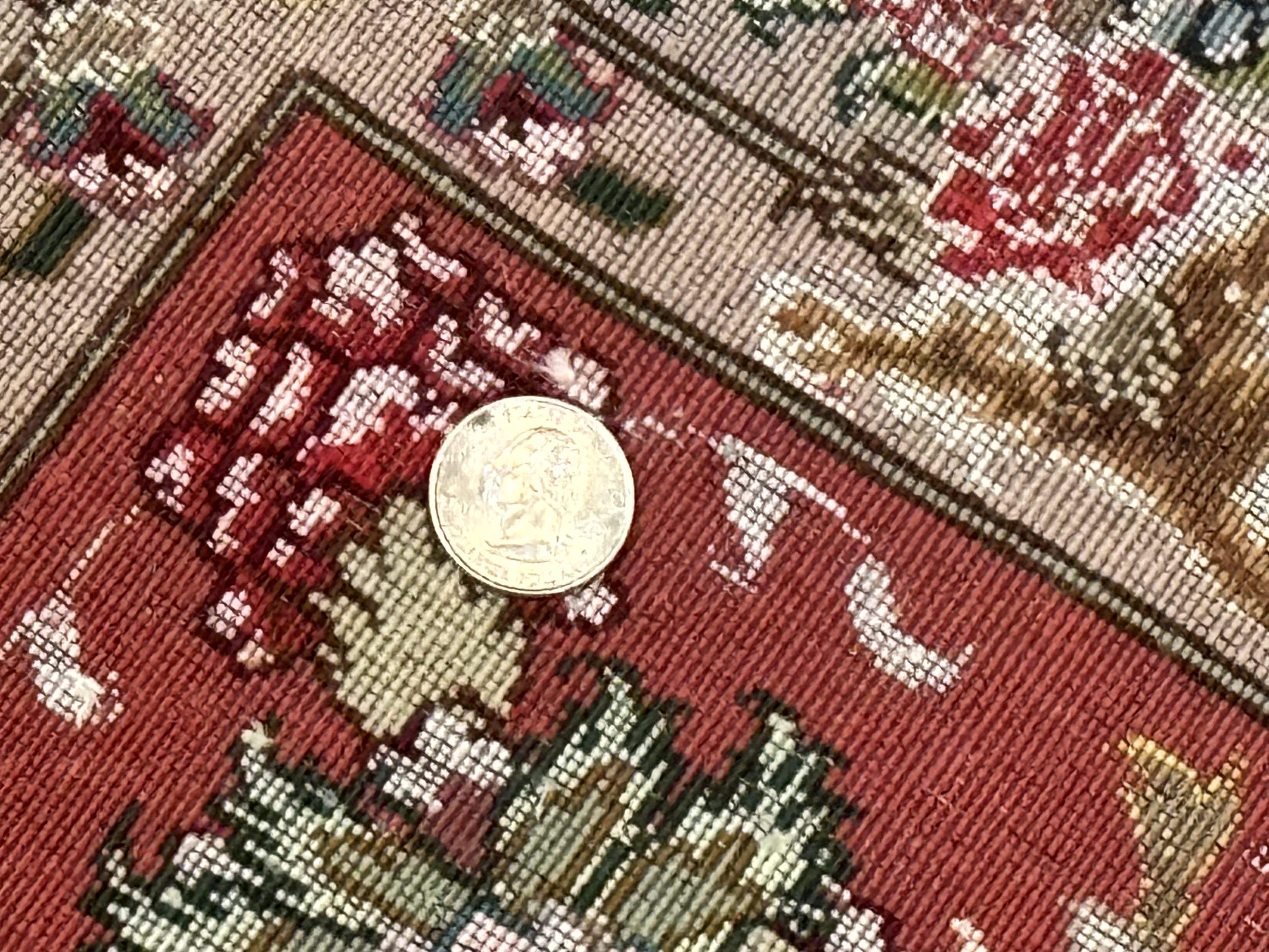 Persian Tabriz Rug 8x12 – Ivory and Coral Red, Hand-Knotted Wool Fine Carpet - Jewel Rugs