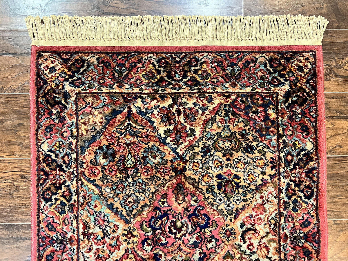 Karastan Rug 3x5 Multicolor Panel Kirman 717, Original Karastan Colle