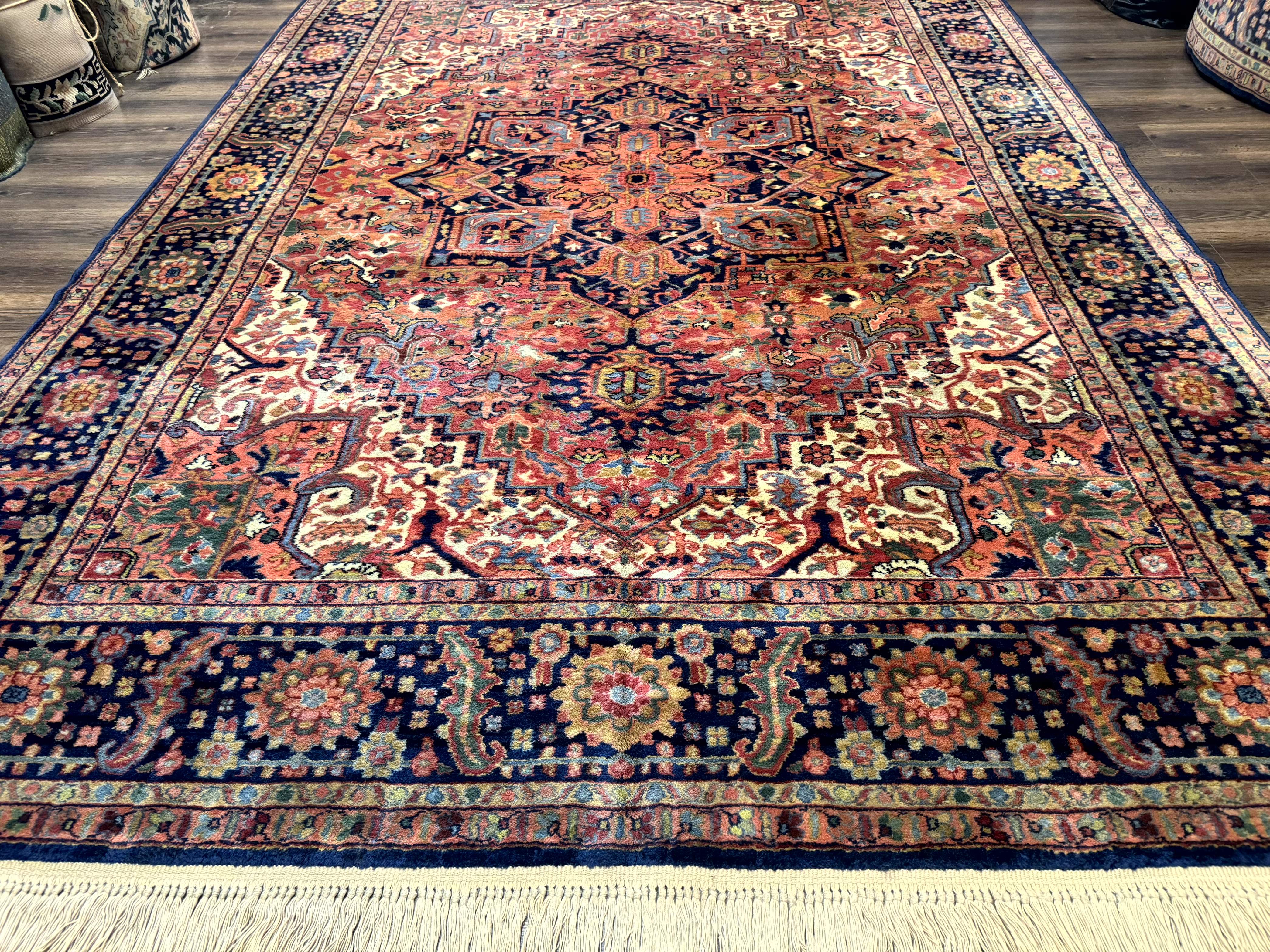 Karastan Rug 8.8 x 12 Heriz #726 Wool Pile Original 700 Series Rare - Jewel Rugs