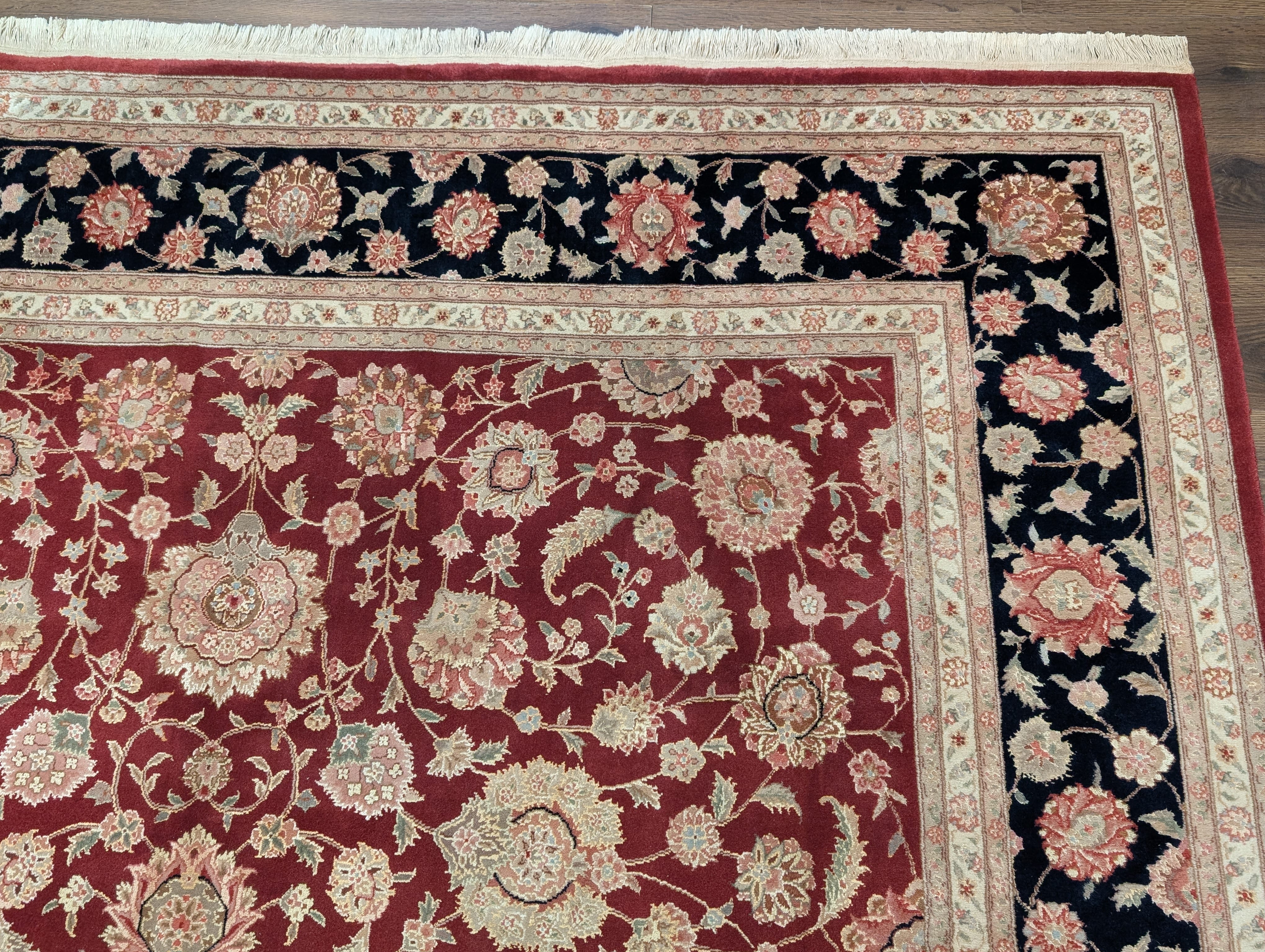 Pak Persian Rug 8x10, Allover Design, Hand-Knotted Wool Carpet, 200 KPSI - Jewel Rugs