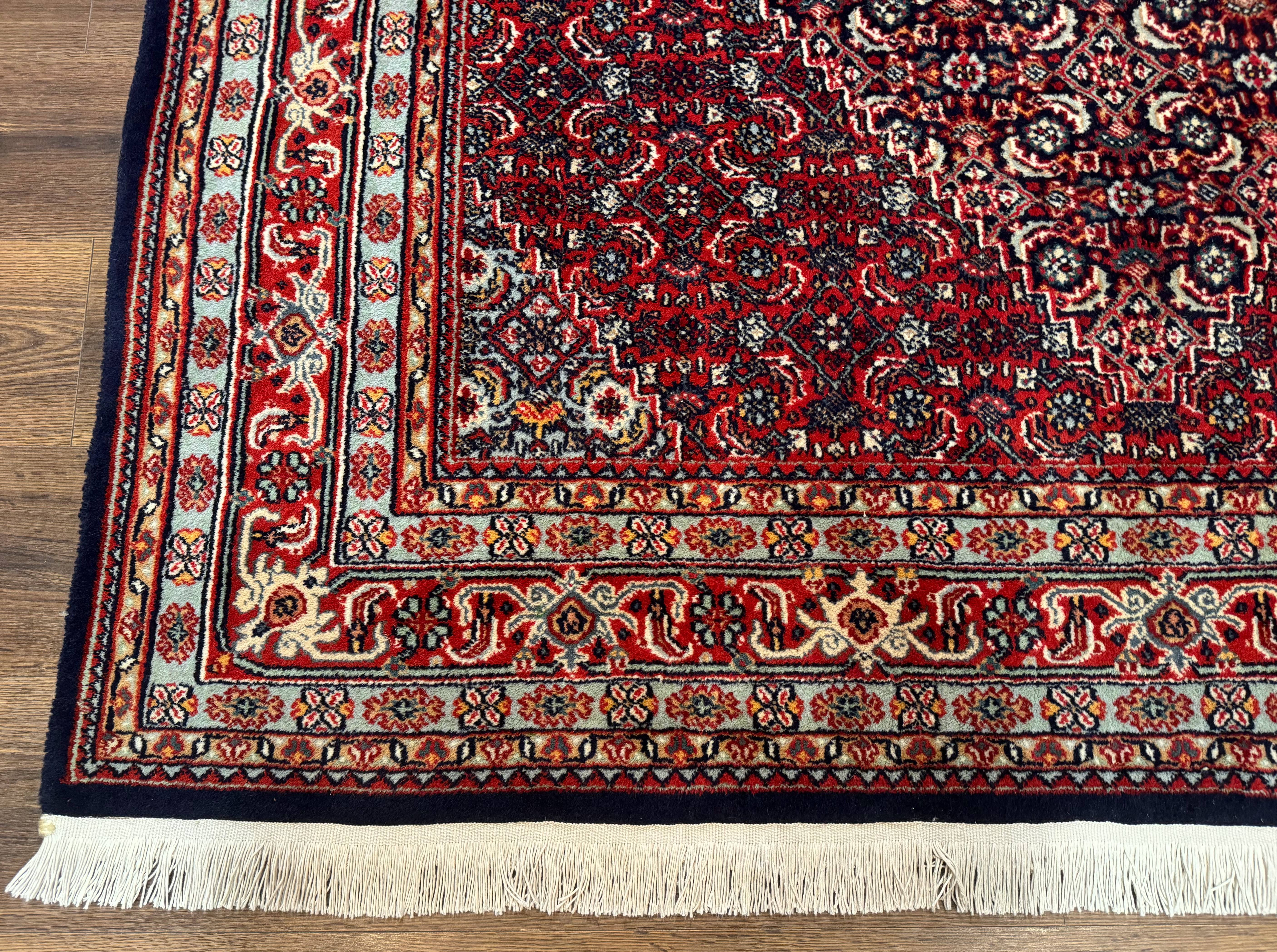 Indo Persian Bijar Rug 6x9, Hand Knotted Wool Carpet - Jewel Rugs
