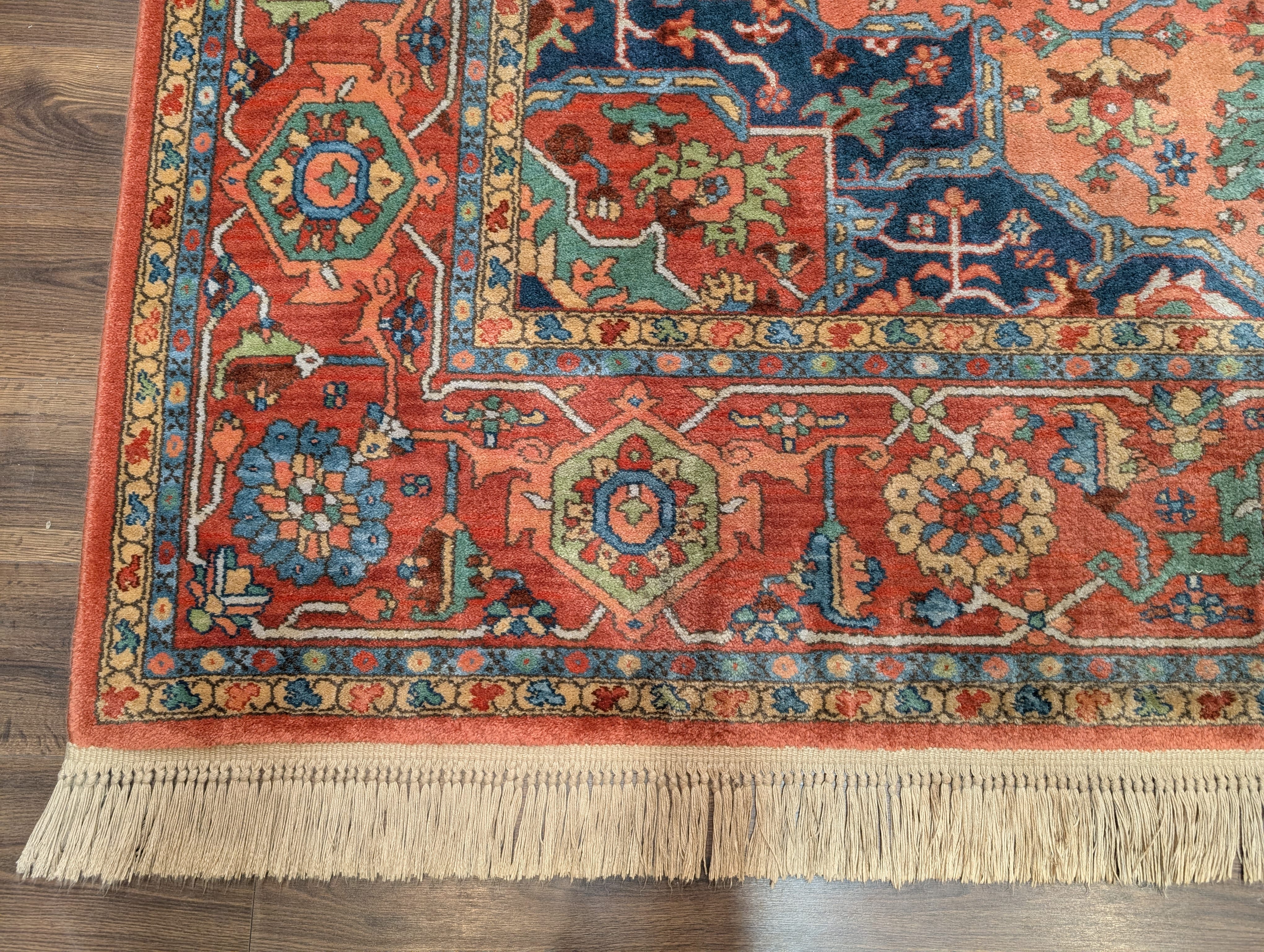 Karastan Rug 8.8 x 12 Medallion Serapi #736, Wool, Vintage, Rare - Jewel Rugs