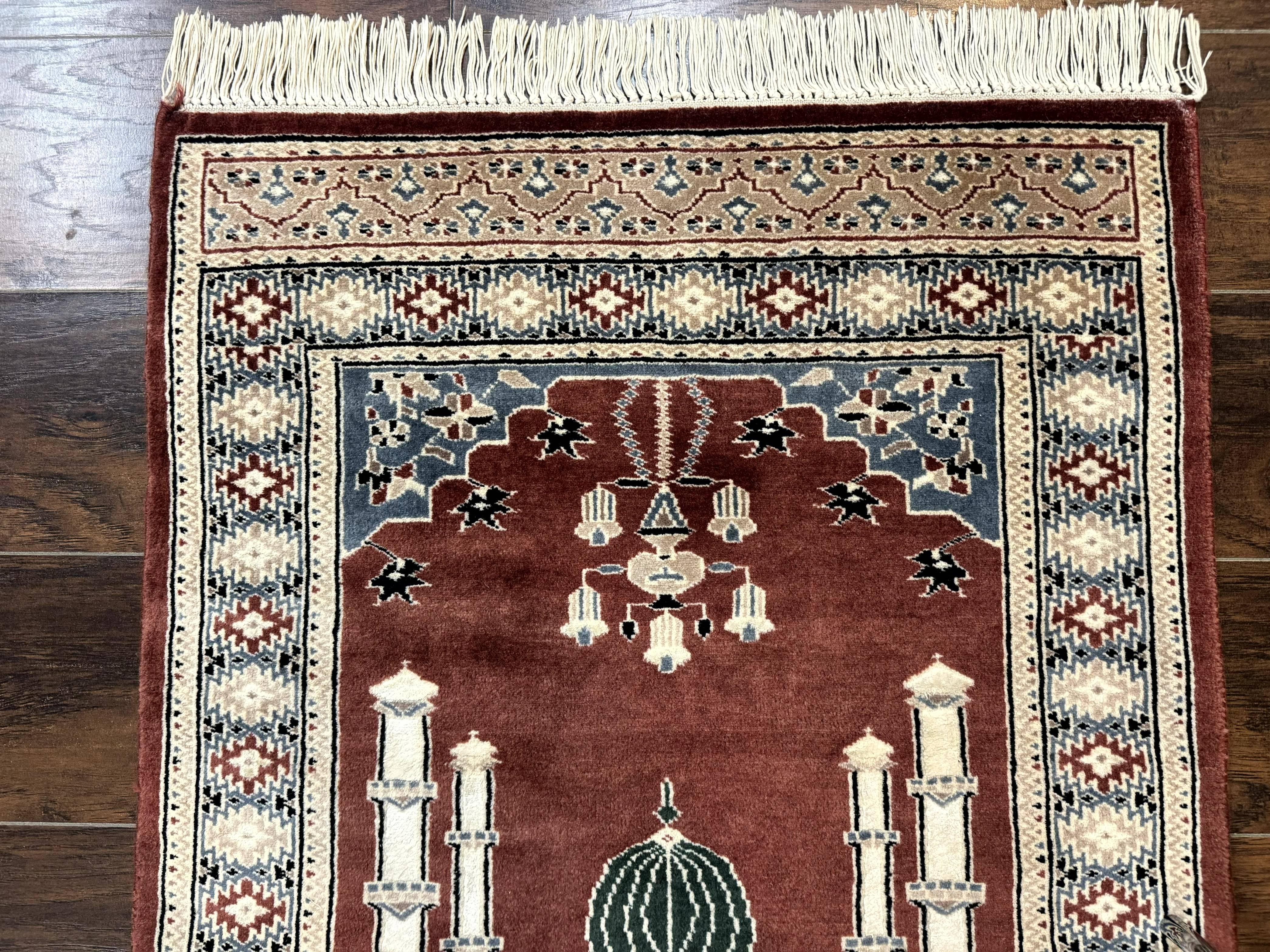 Small Pakistani Bokhara Prayer Rug 2.7 x 4 - Jewel Rugs