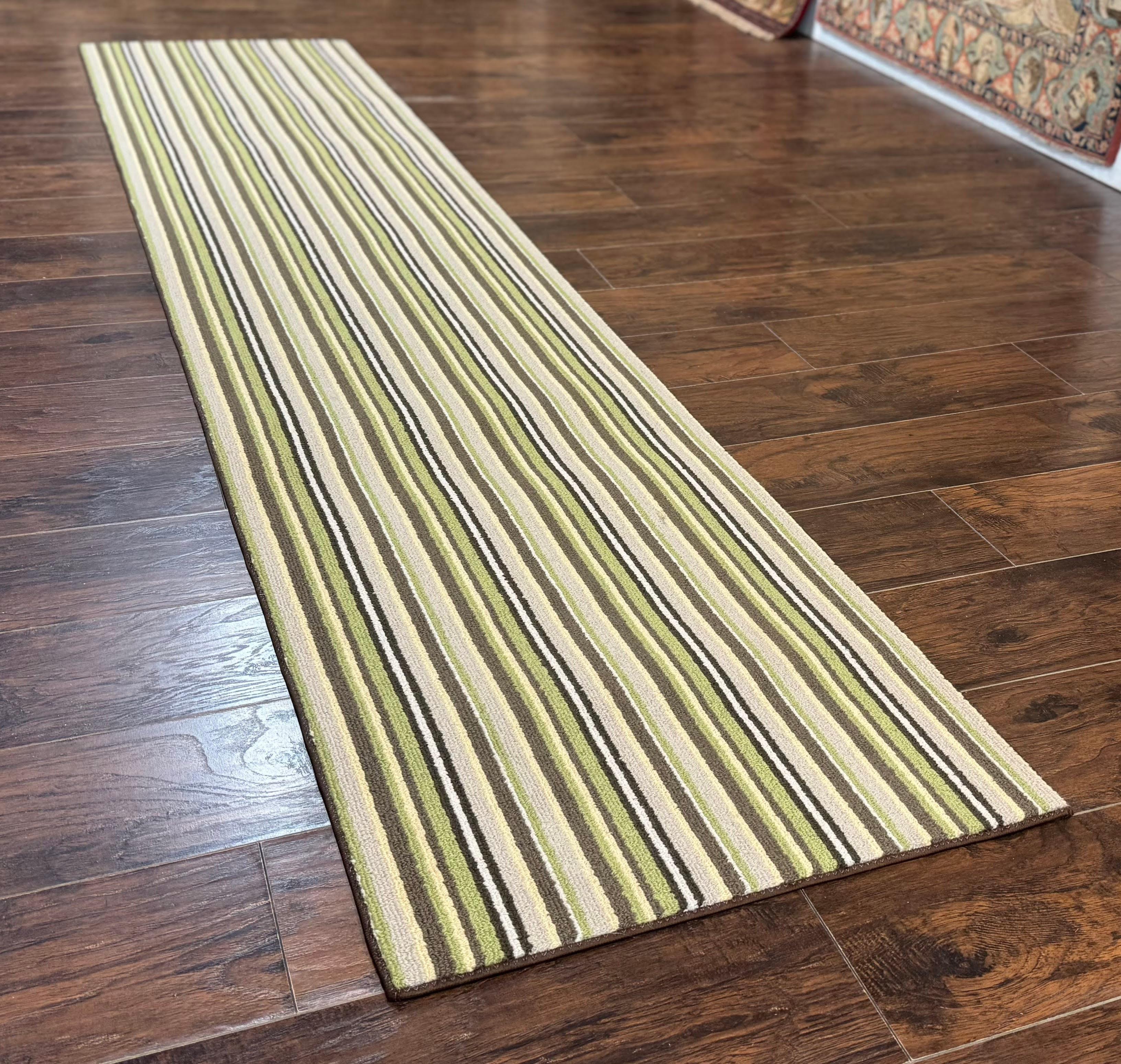 Stark Power Loomed Striped Runner Rug 2x10, Multicolor Vintage Stark Carpet - Jewel Rugs