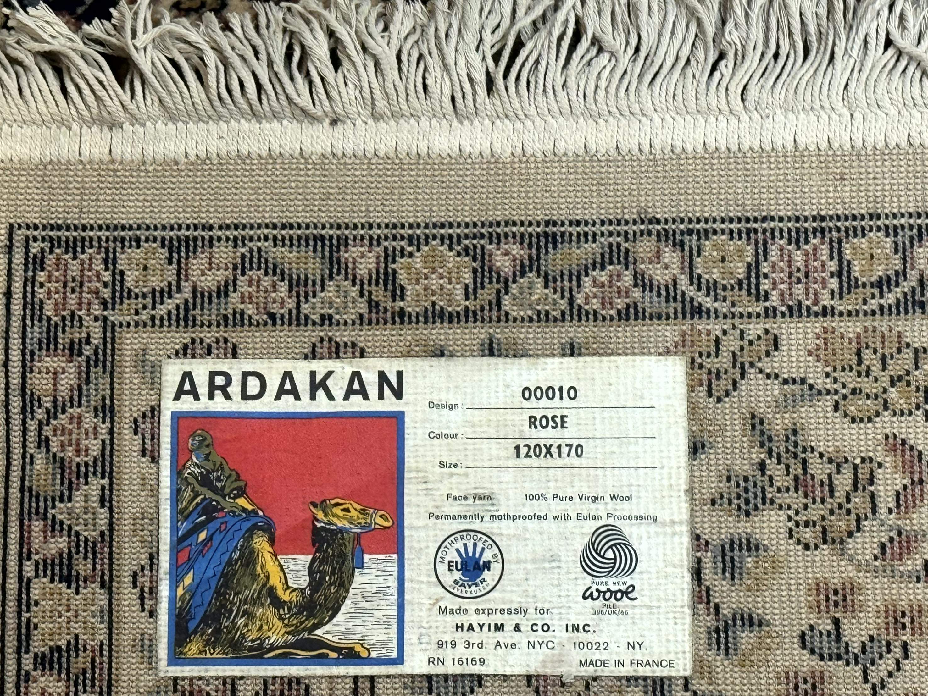 Persian Wool Rug 4x6, Tree of Life Animal Pictorials, Vintage, Power Loomed Ardakan Rug - Jewel Rugs