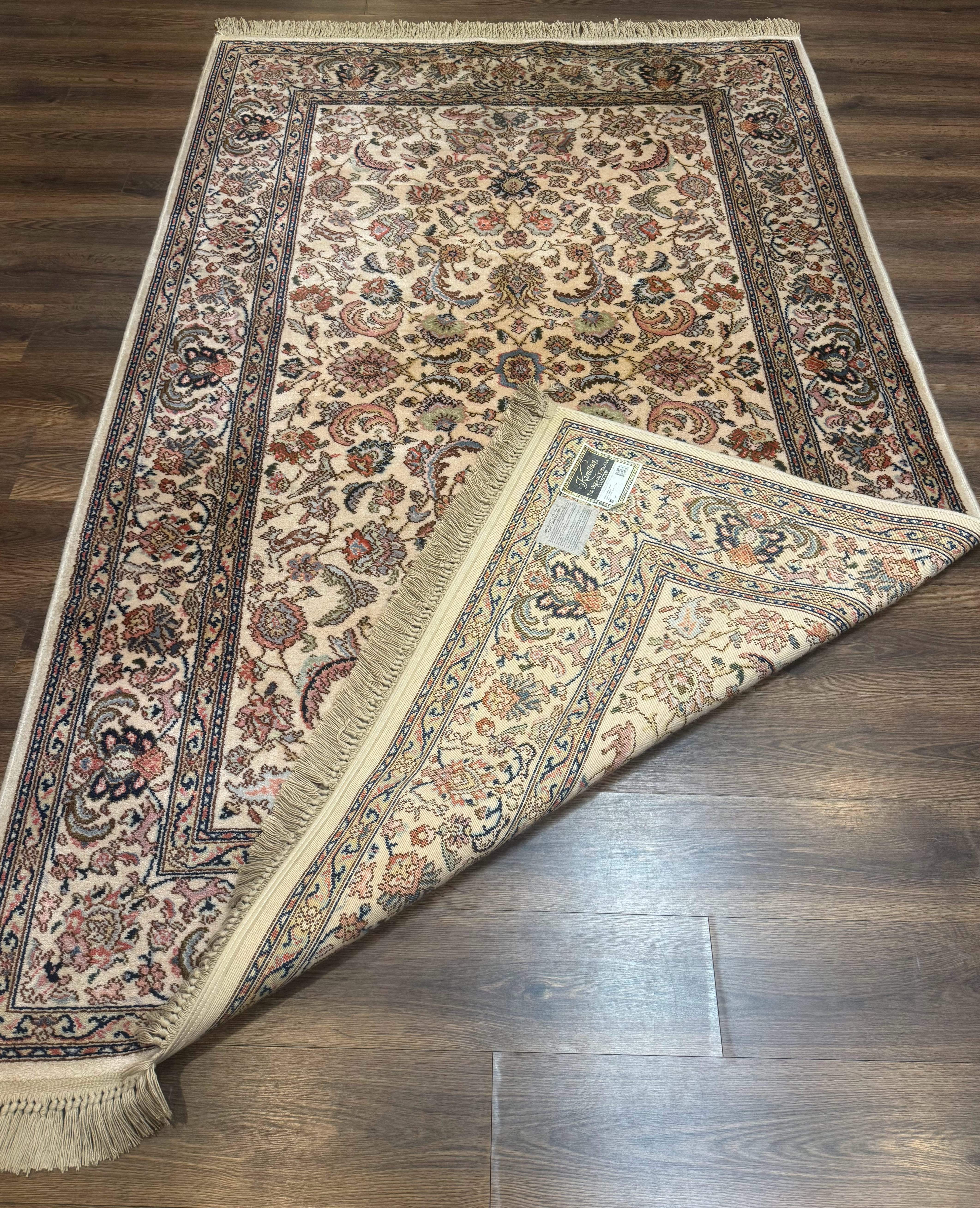 Karastan Rug 5.9 x 9, Wool, Ta'briz #738, Original 700 Series - Jewel Rugs