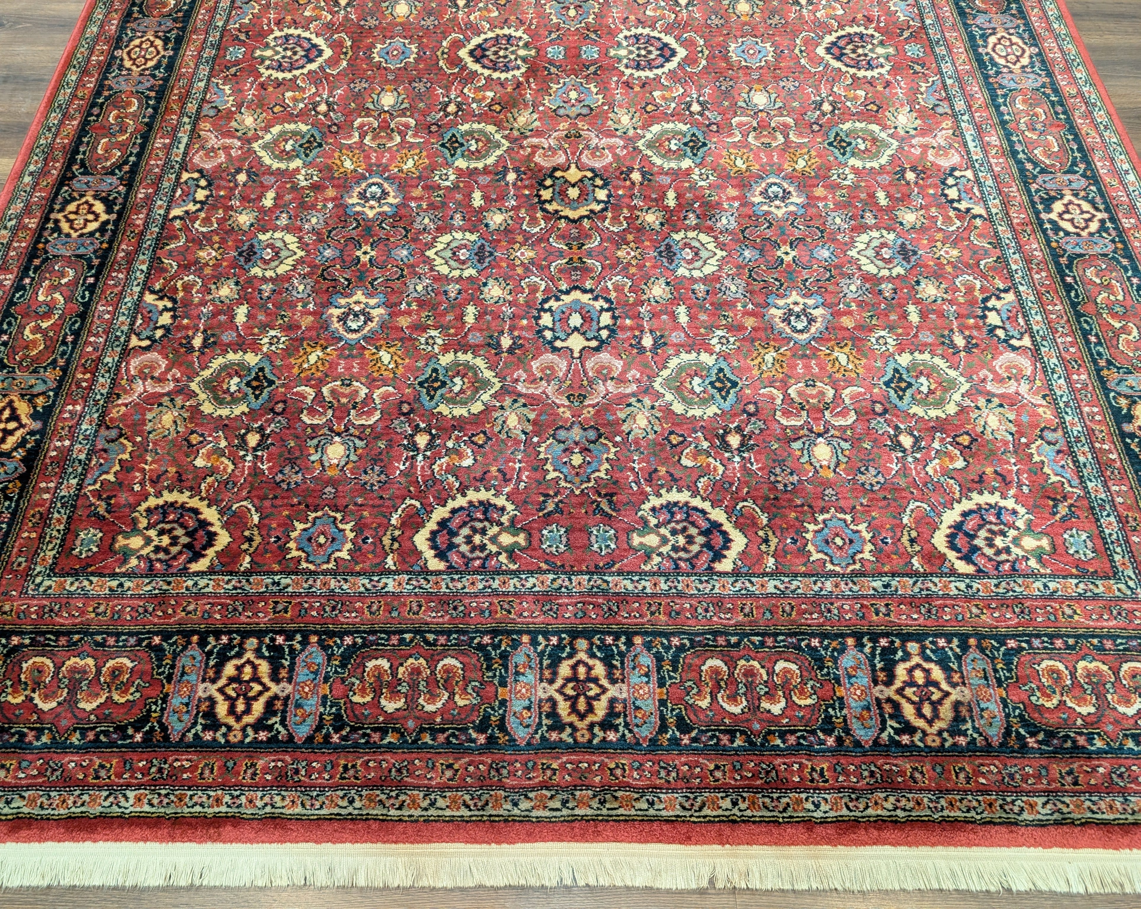 Karastan Rug 8x12 Williamsburg Herati #558, Wool Vintage Karastan Persian Carpet - Jewel Rugs