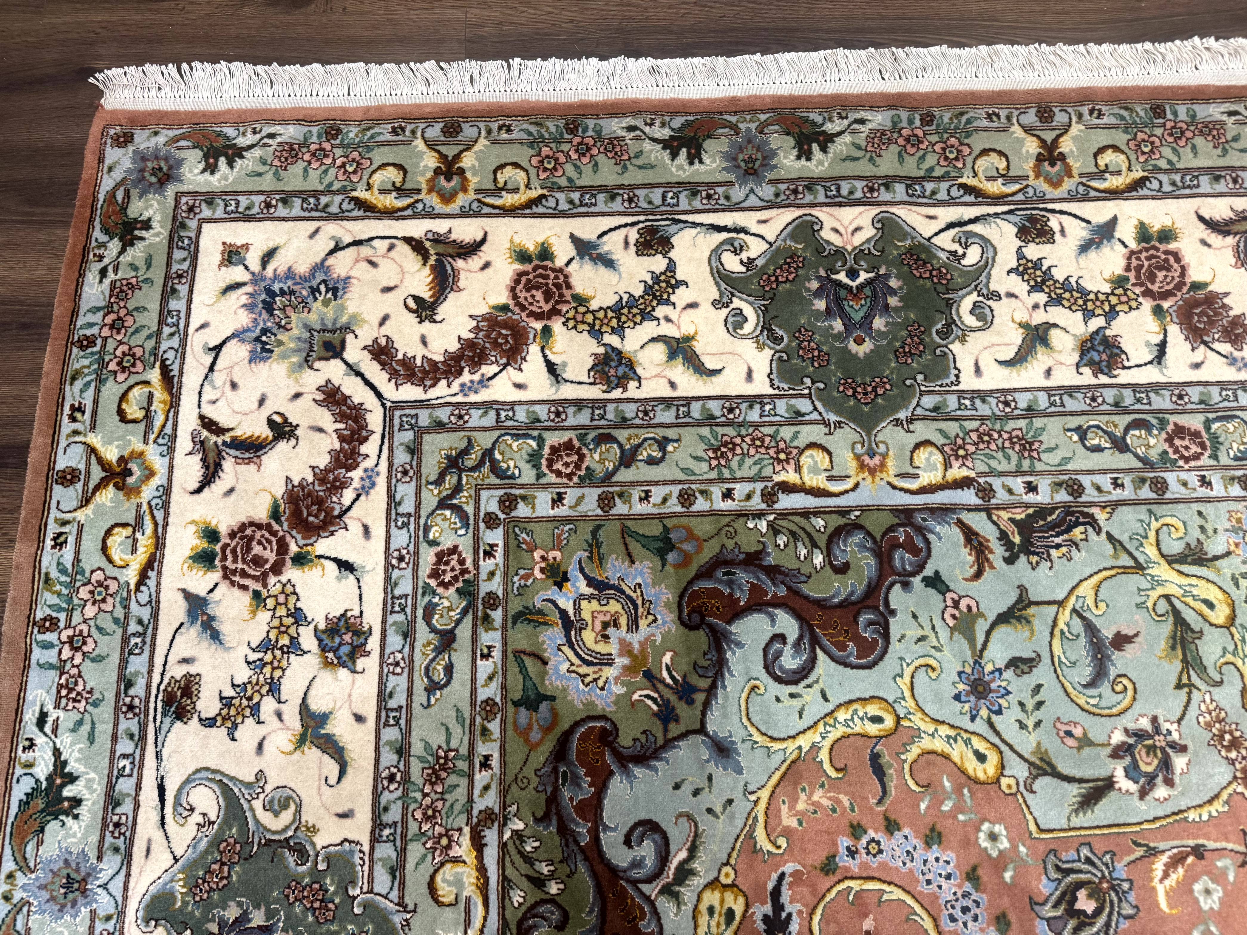 Palace Size Persian Tabriz Rug 12x17, Medallion Carpet, Fine 250 KPSI, Stunning - Jewel Rugs