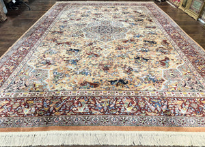 Karastan Rug 10x14 Persian Hunting Rug #723, Wool Pile Karastan Area Rug, Discontinued Original 700 Series Karastan Carpet, Room Sized