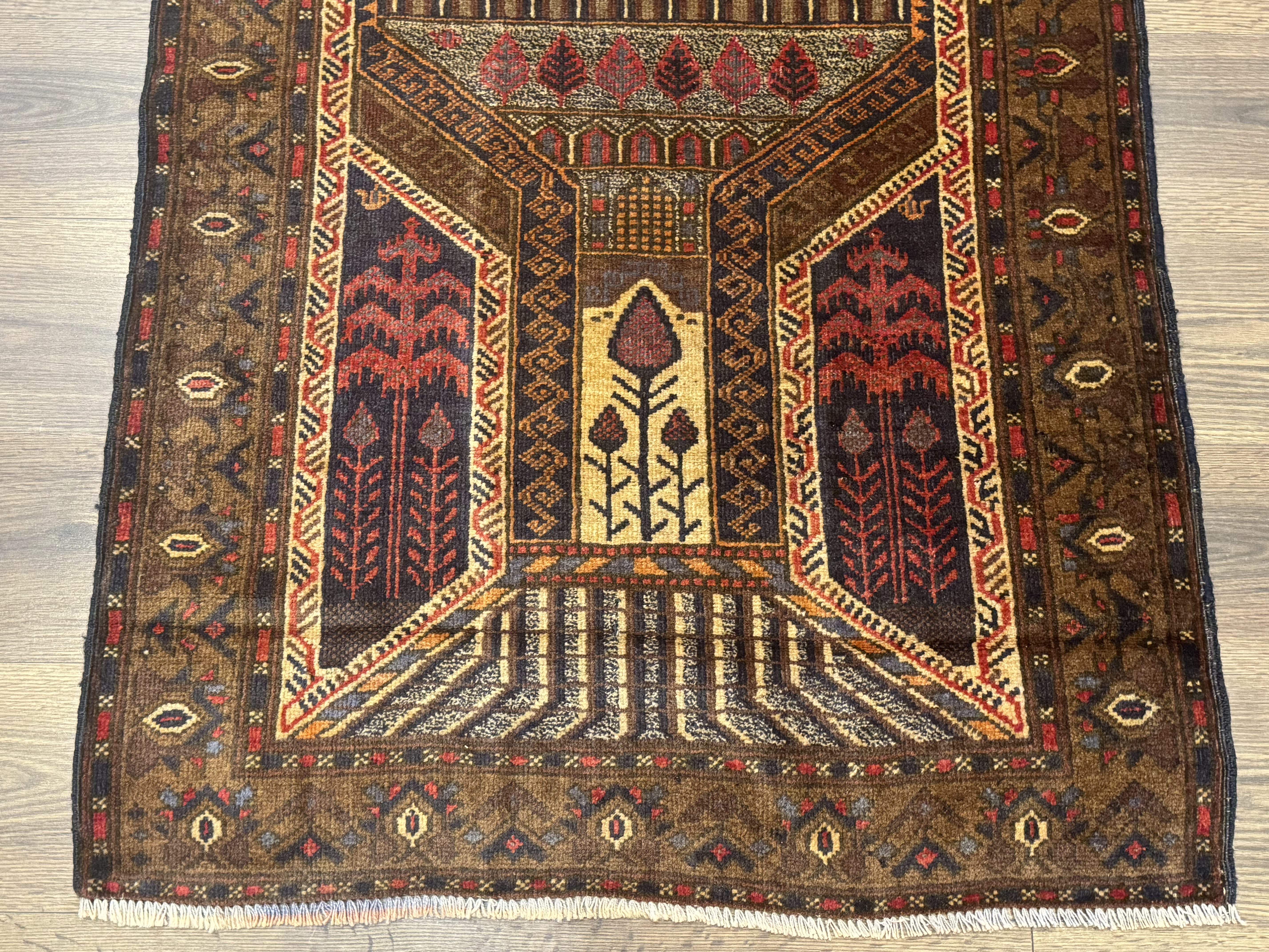 Persian Baluch Prayer Rug 3x4 – Hand-Knotted Wool Carpet - Jewel Rugs