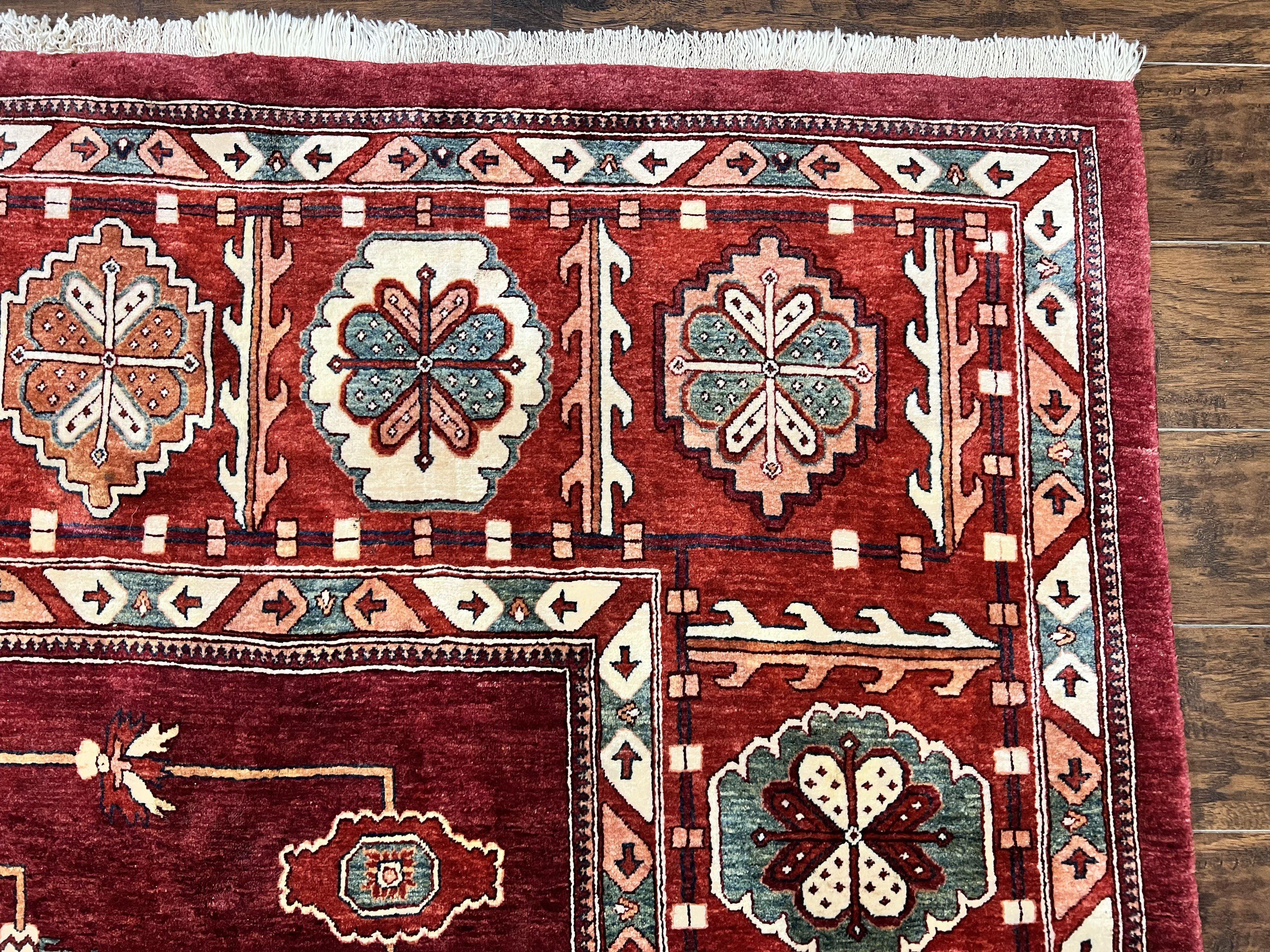 Persian Bidjar Rug 9x13, Wool Hand Knotted Vintage Carpet, Red Oriental Rug, Handmade Rug, Large 9 x 13 Room Size Rug - Jewel Rugs