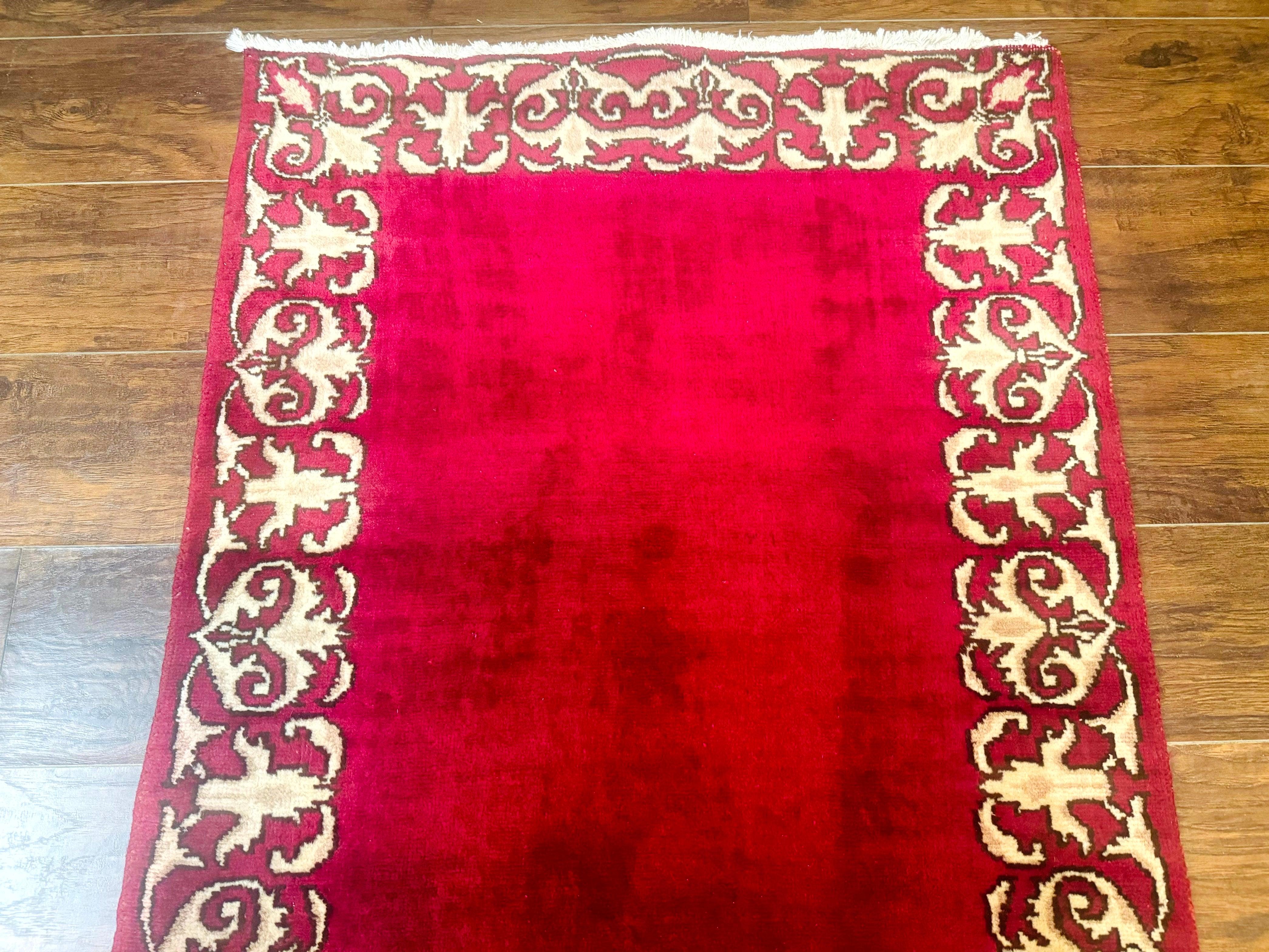 Red Persian Kerman Runner Rug 3x16 - Jewel Rugs