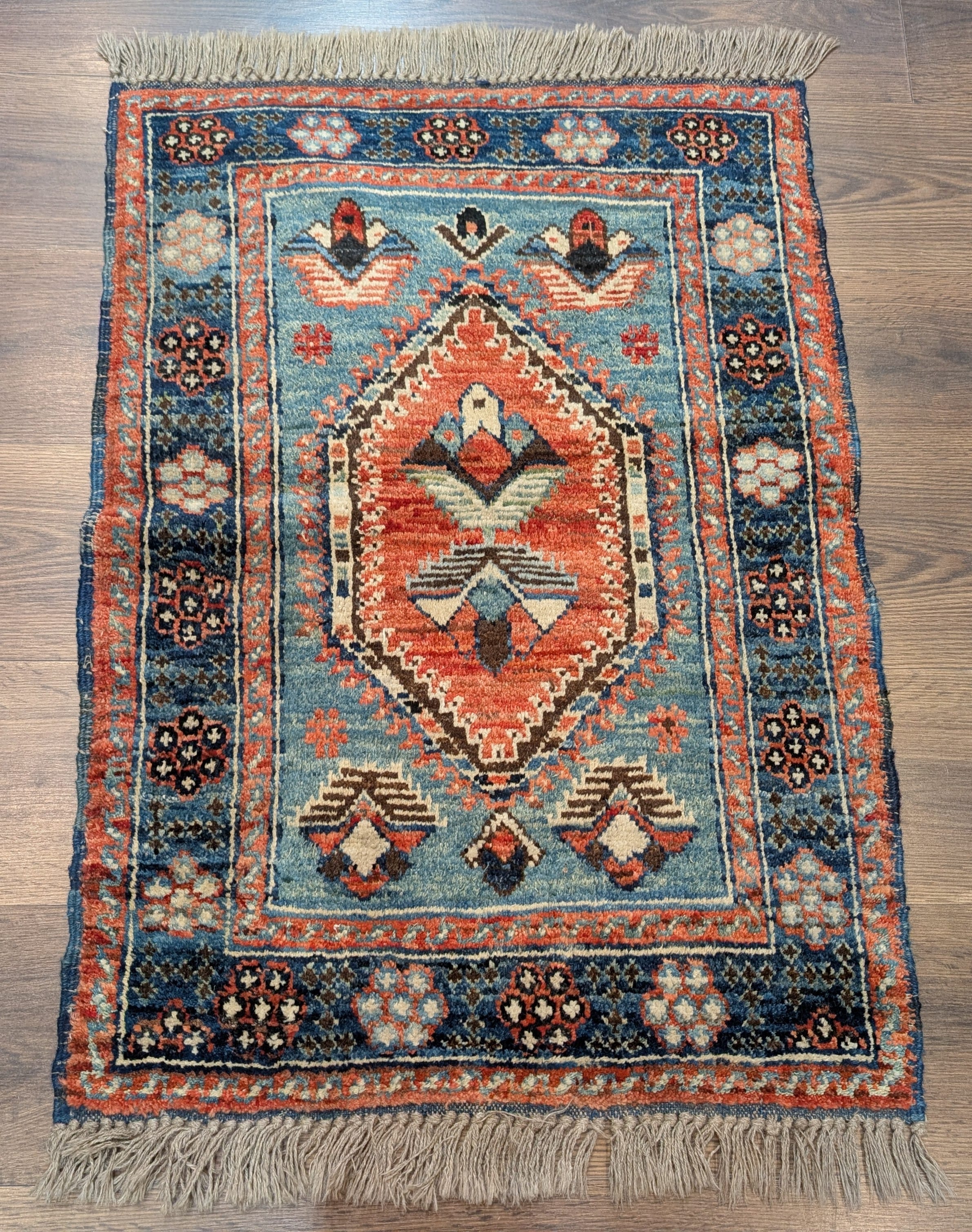 ruru様 Turkish Handwoven Carpets Katalog Colorful Turkish Rug 3x6, Geometric Heriz Oriental Carpet