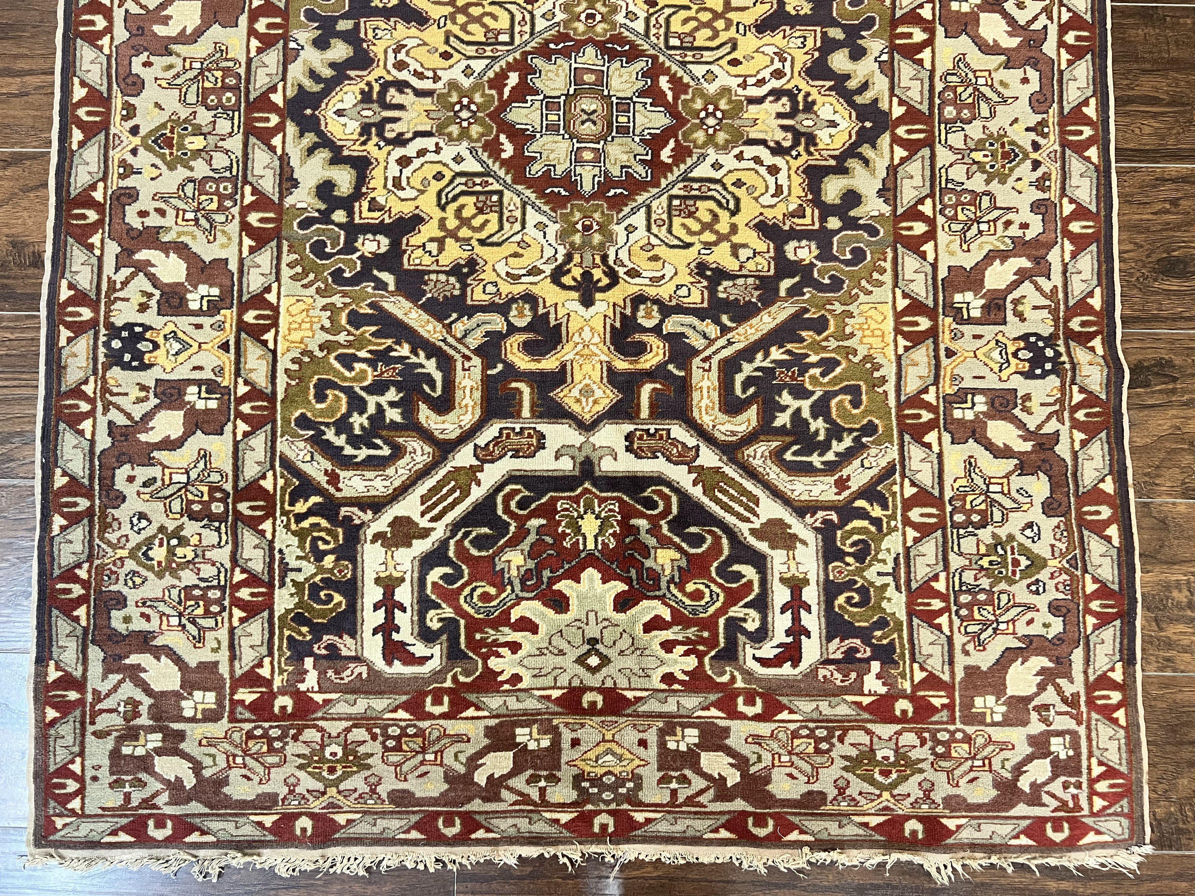 Antique Caucasian Rug, Kuba Seychour Rug, Handmade Wool Oriental Carpet, Azerbaijan Rug - Jewel Rugs