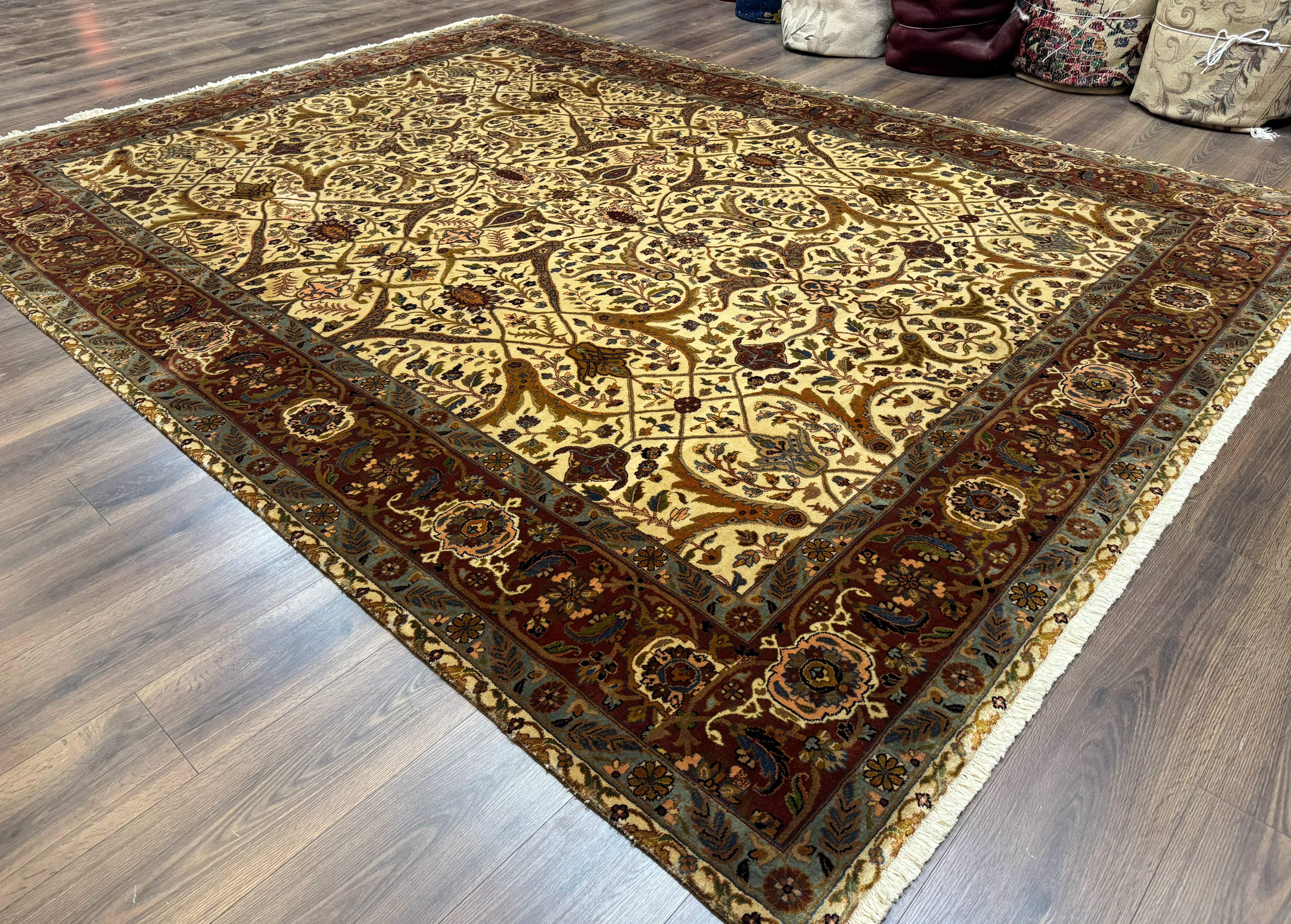 Persian Bidjar Rug 9x12 - Mustafi Allover Pattern - Traditional Carpet - Jewel Rugs