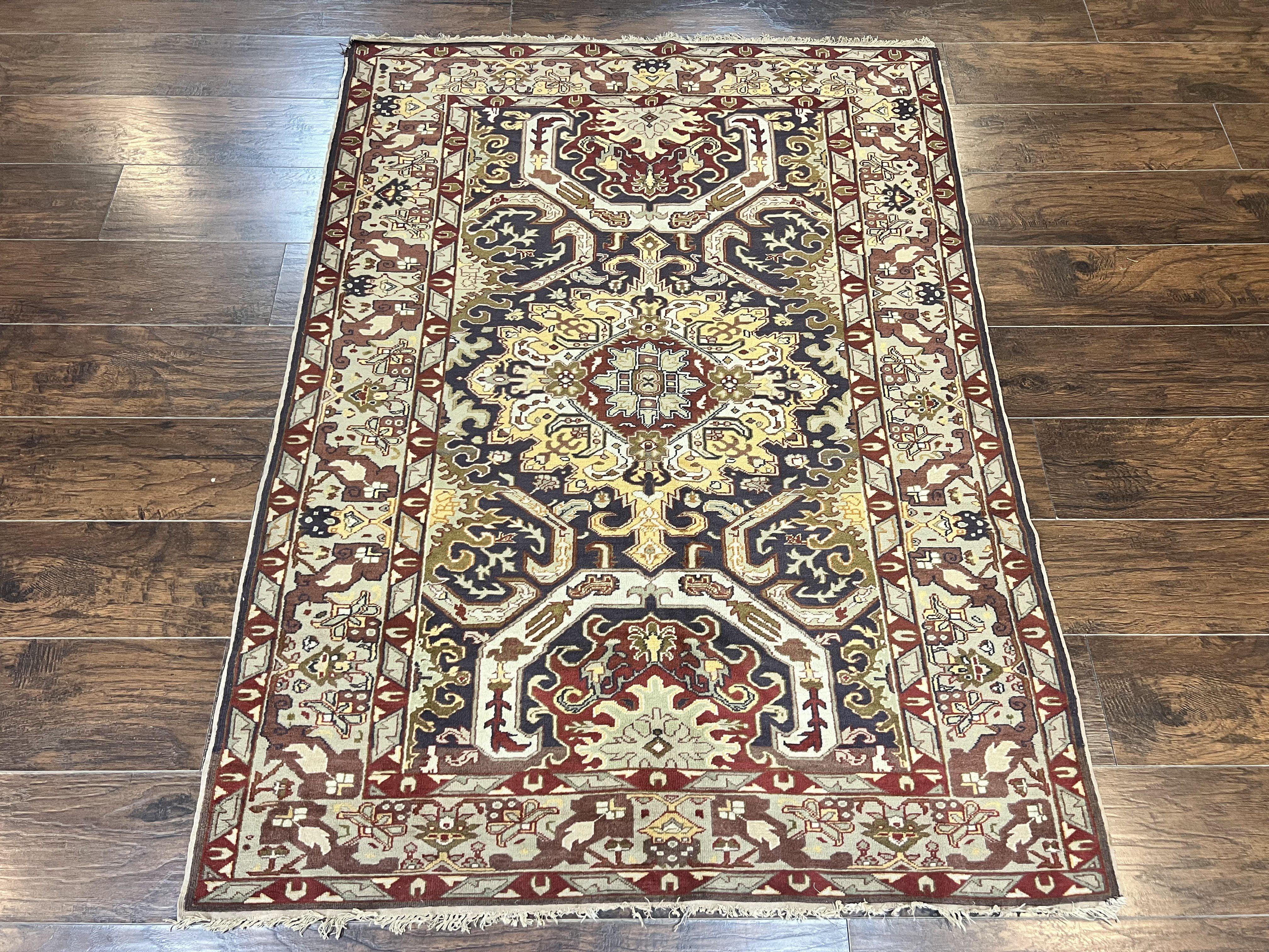 Antique Caucasian Rug, Kuba Seychour Rug, Handmade Wool Oriental Carpet, Azerbaijan Rug - Jewel Rugs