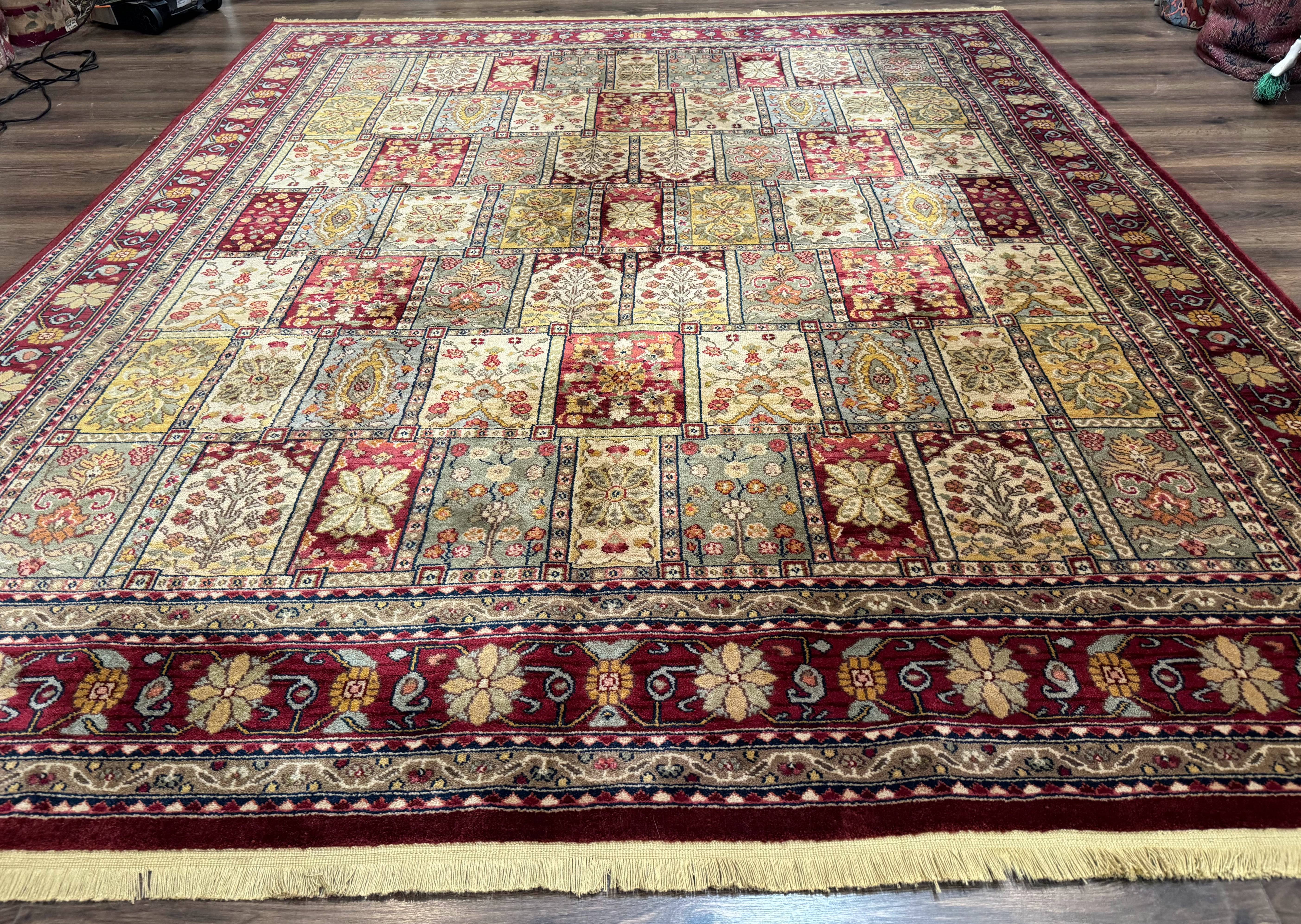 Karastan Bakhtiyari Rug 8.8 x 10, Antique Legends Karastan Wool Carpet #2200-202, Multicolor Panel - Jewel Rugs