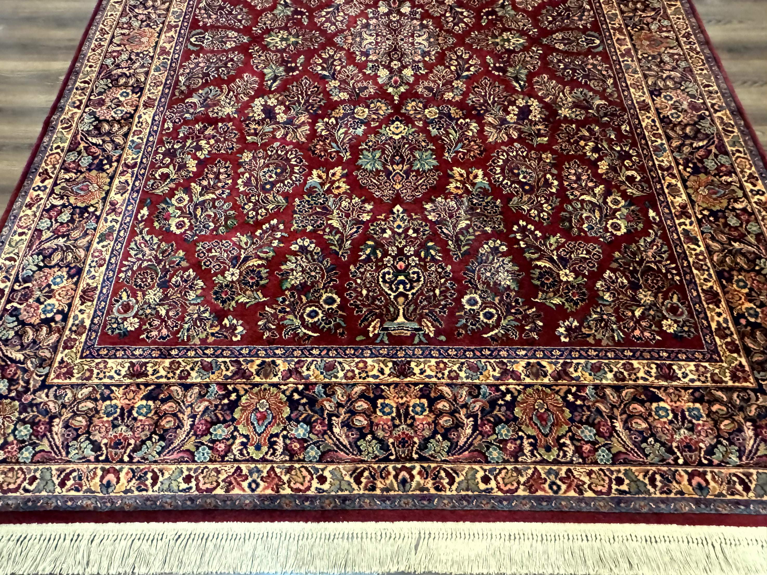 Karastan Red Sarouk Rug #785, Wool Karastan Carpet 8.8 x 12 - Jewel Rugs