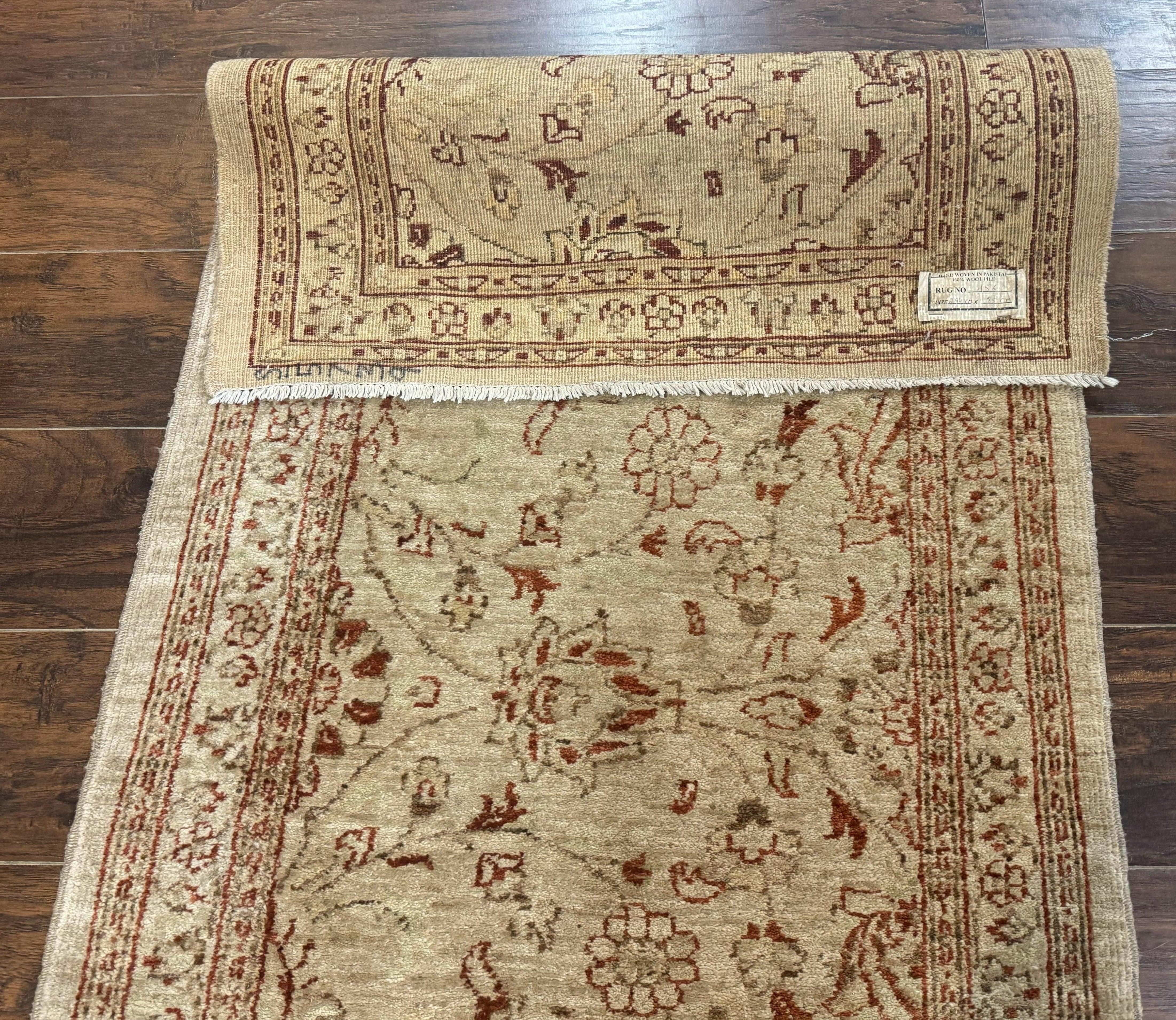 Peshawar Runner Rug 3 x 9.7, Pakistani Oriental Runner Rug, Vintage Rug for Modern Home, Runner for Hallway or Kitchen, Oushak Runner - Jewel Rugs