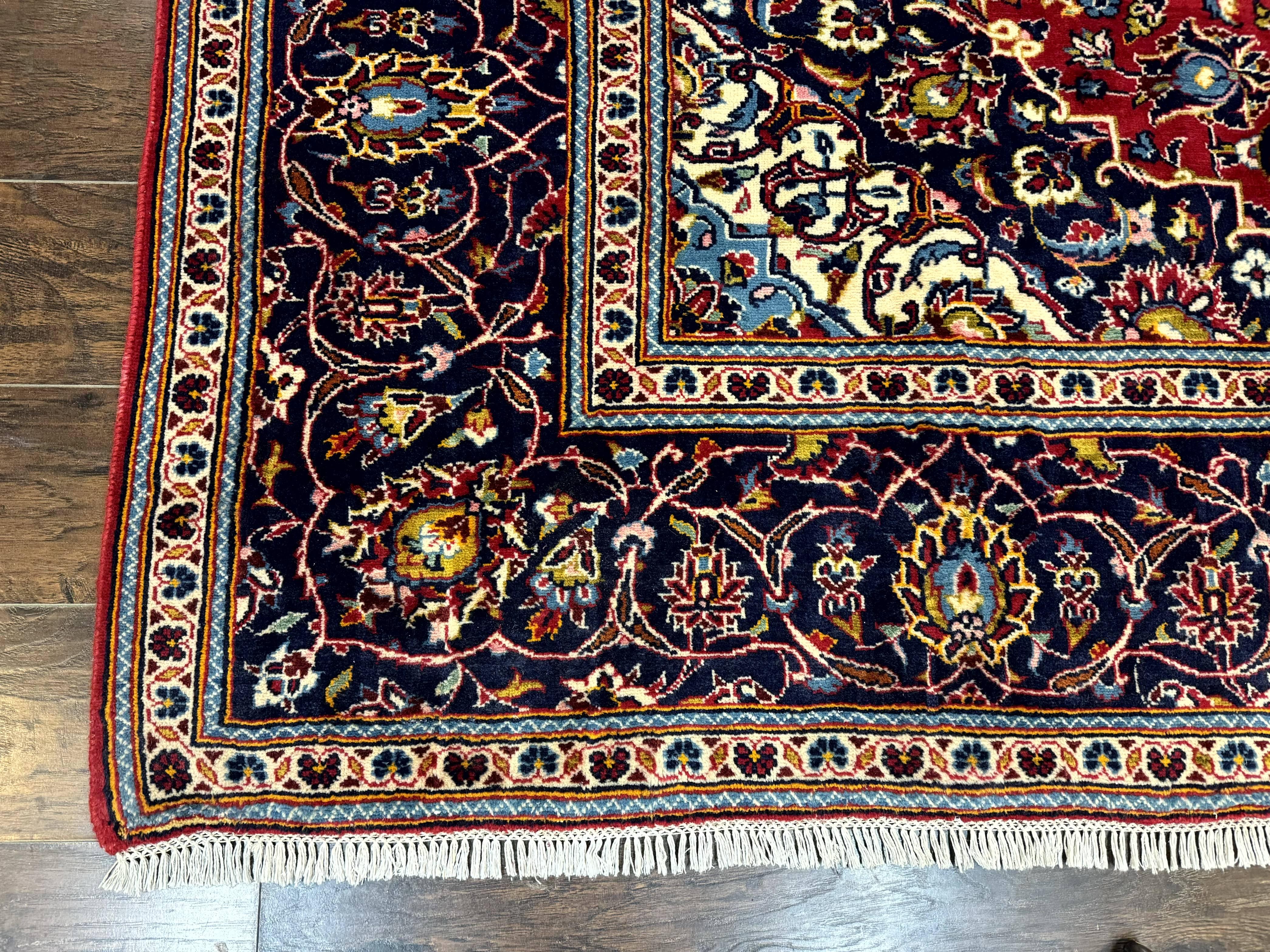 Red Persian Kashan Rug 8x11 - Jewel Rugs