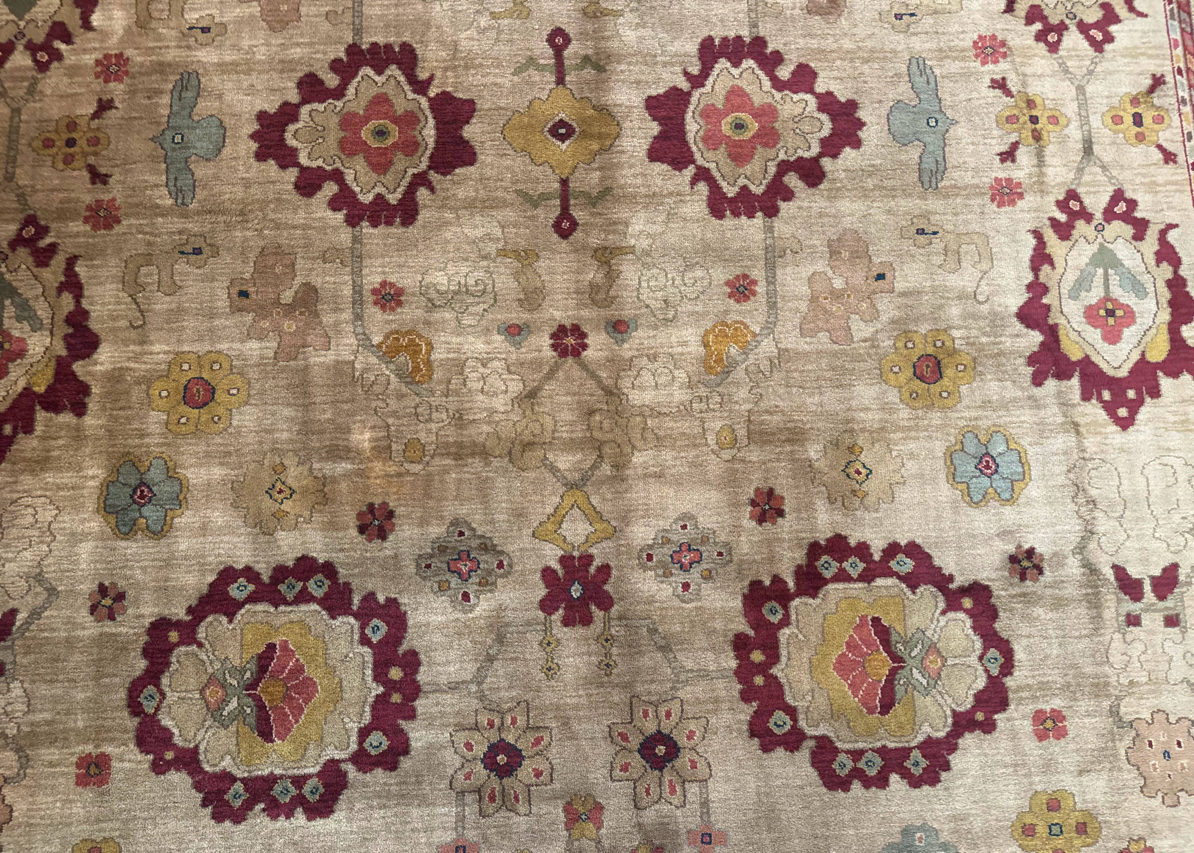 Karastan Rug 10x14, Antique Legends Oushak 2200-203, Vintage, Wool Pile - Jewel Rugs