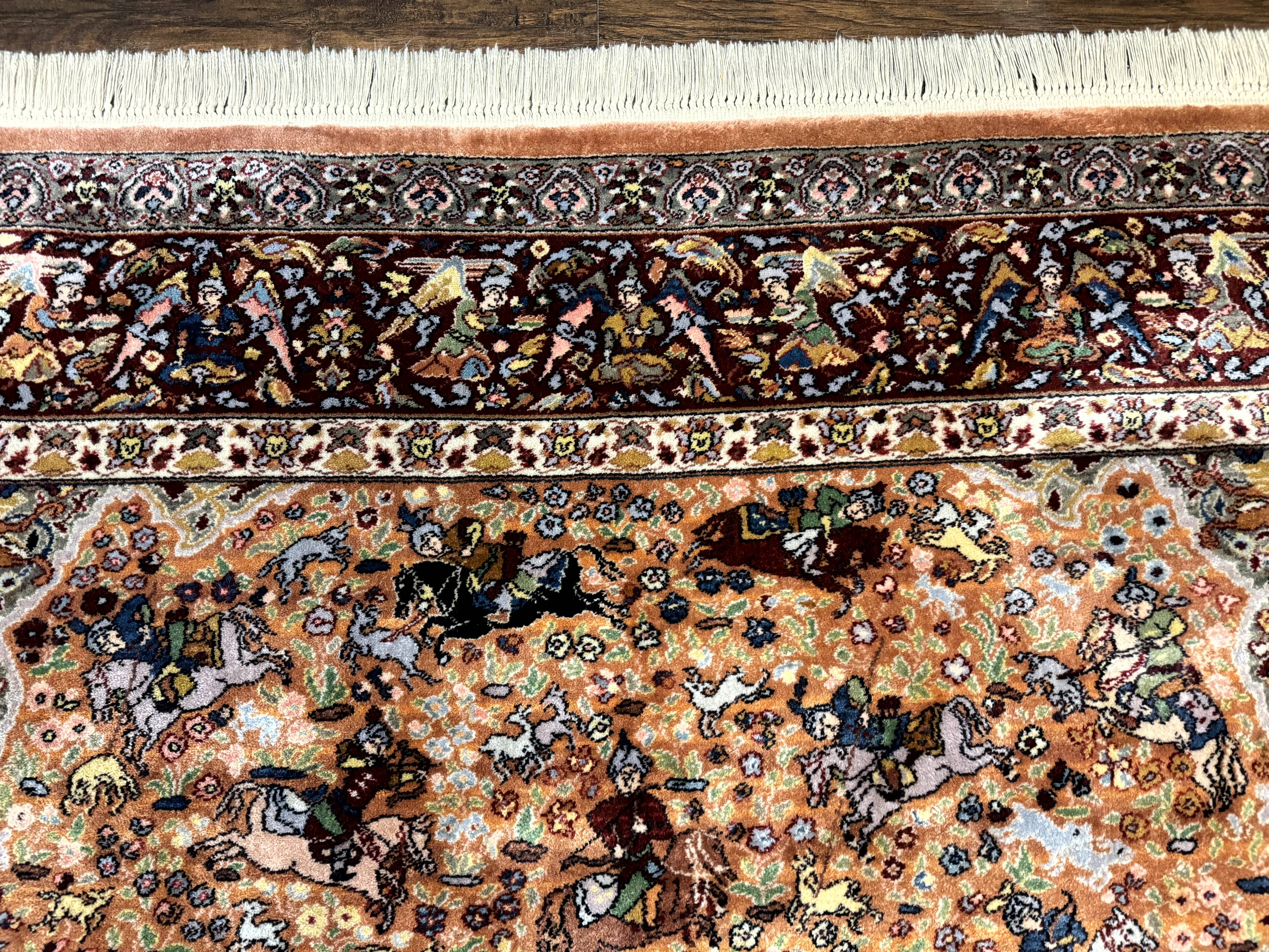 Karastan Rug 10x14 - Persian Hunting #723 - Wool Pile, Vintage - Jewel Rugs