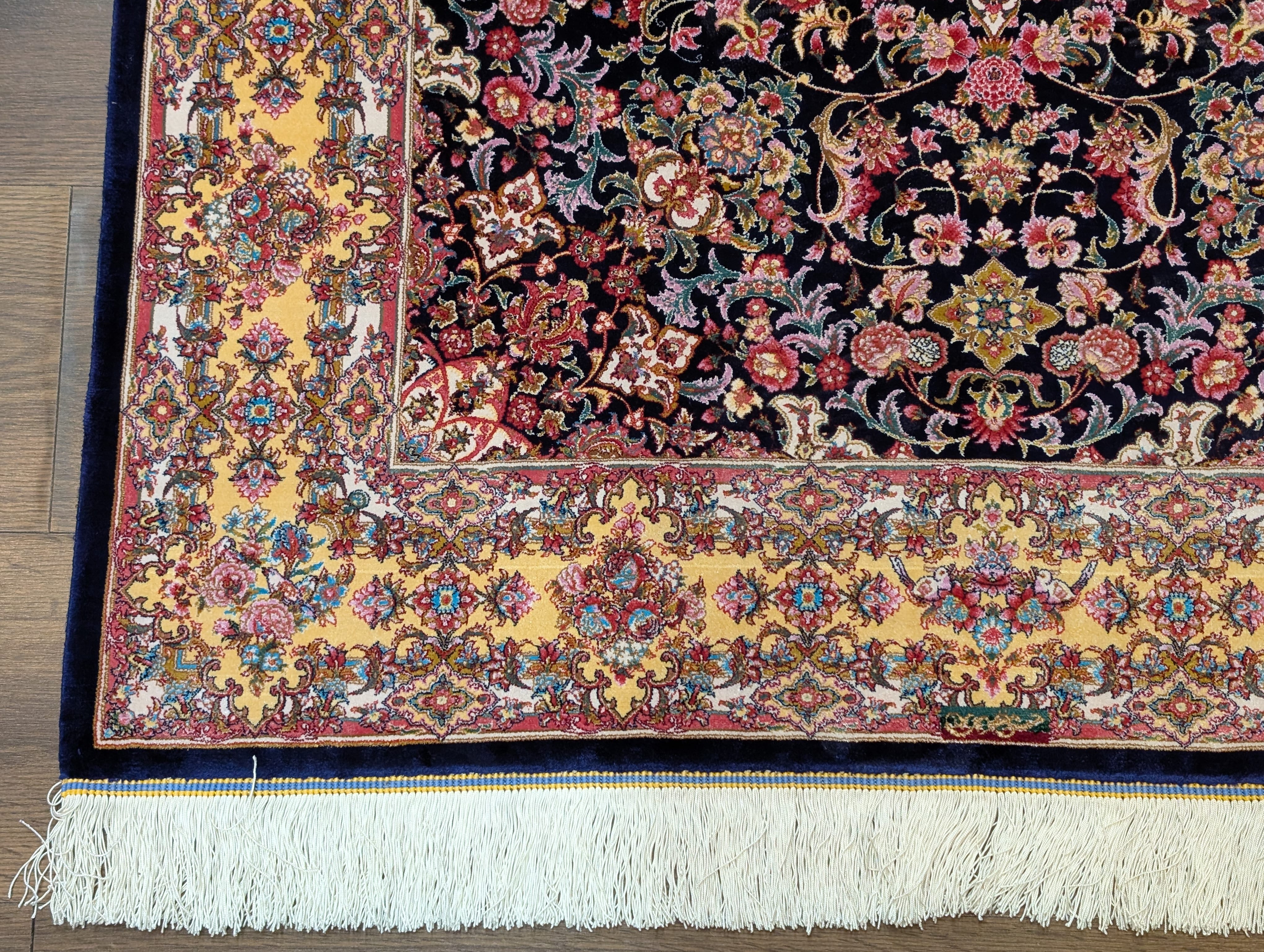 Persian Silk Rug 3x5, Fine, Bamboo Silk, New - Jewel Rugs