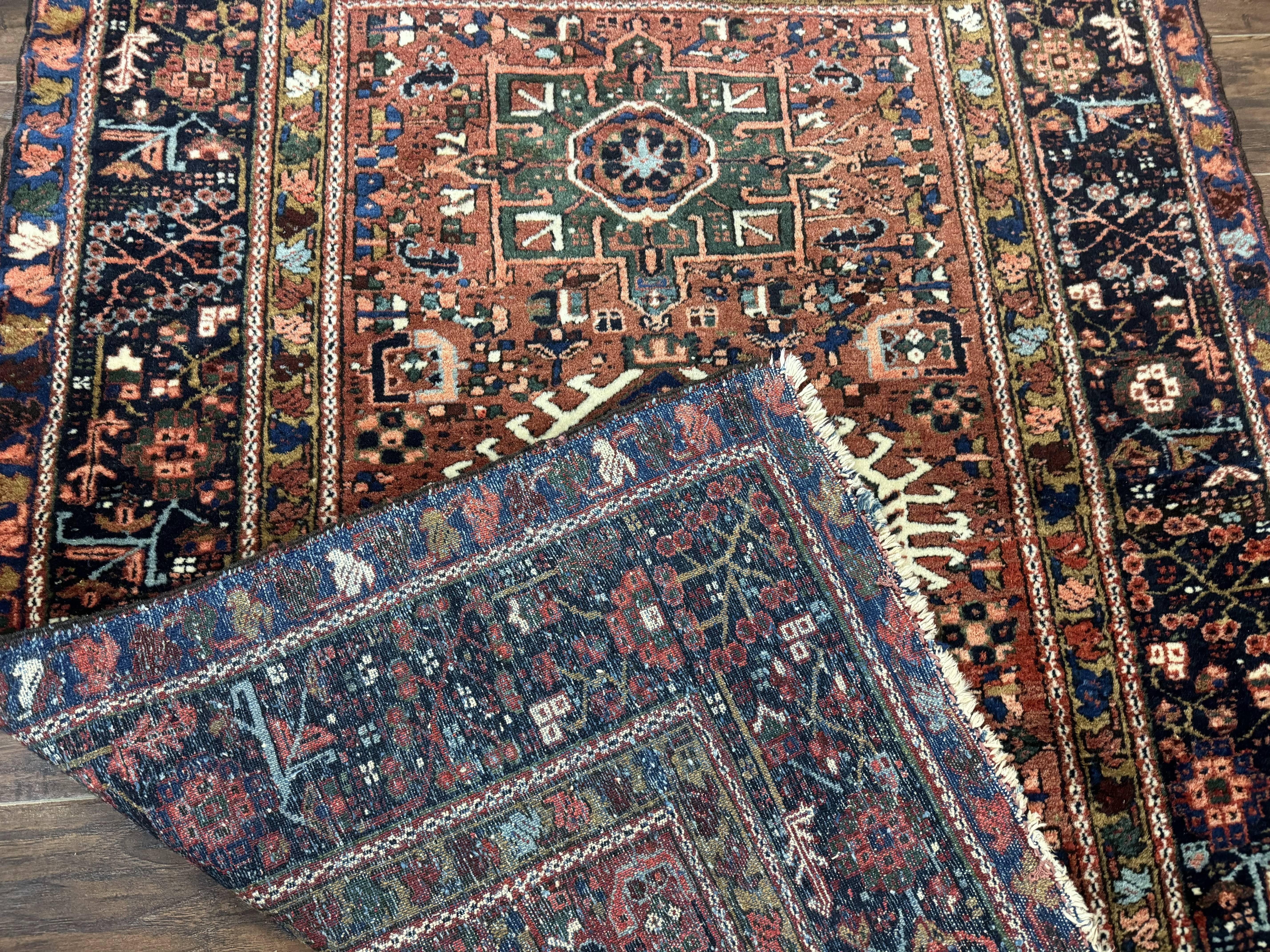 Antique Persian Karajeh Heriz Rug 5x6 - Jewel Rugs