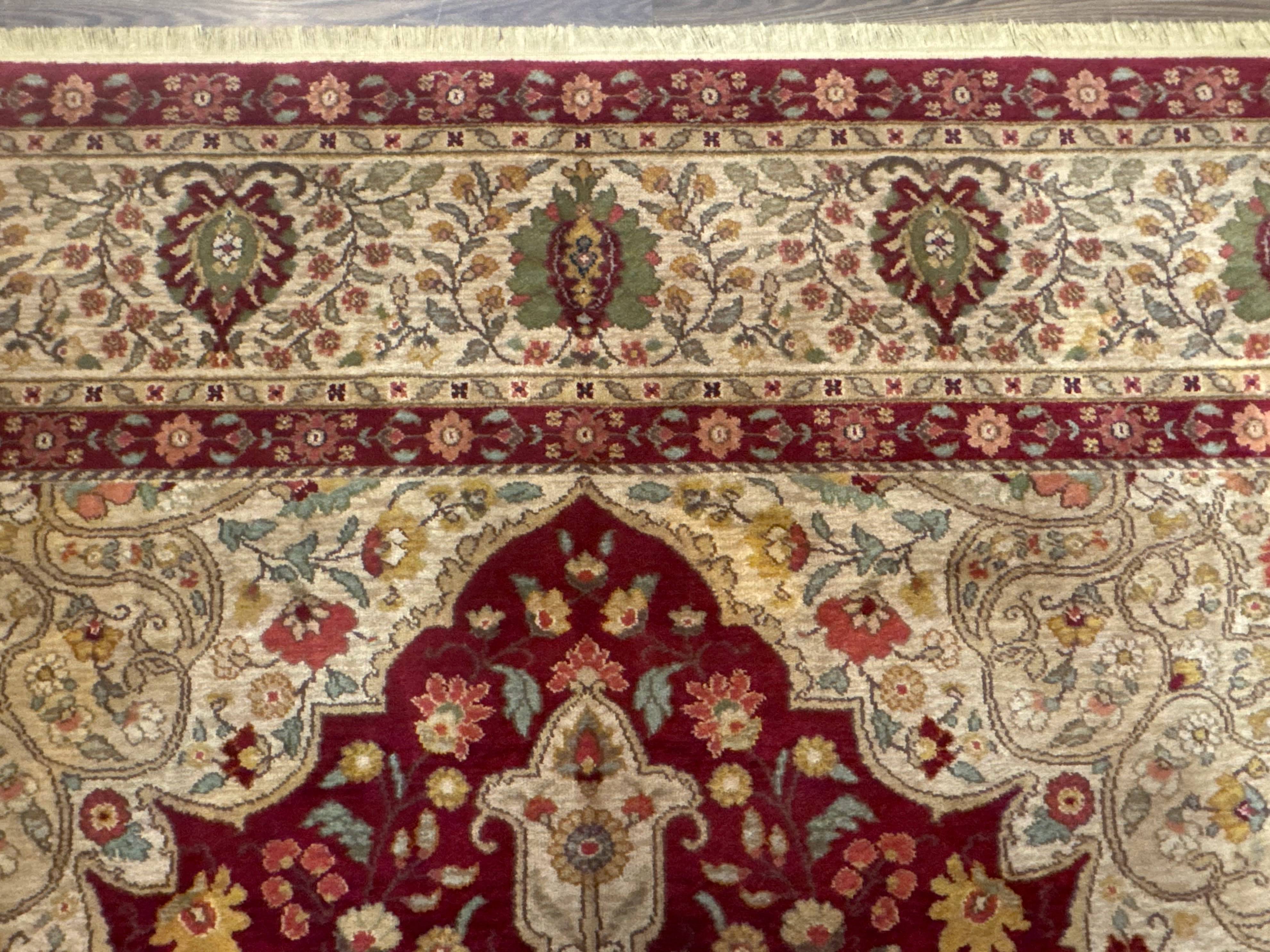 Karastan Rug 8.8 x 12, Antique Legends Royal Tabriz, Wool Pile, Vintage, Rare Design - Jewel Rugs