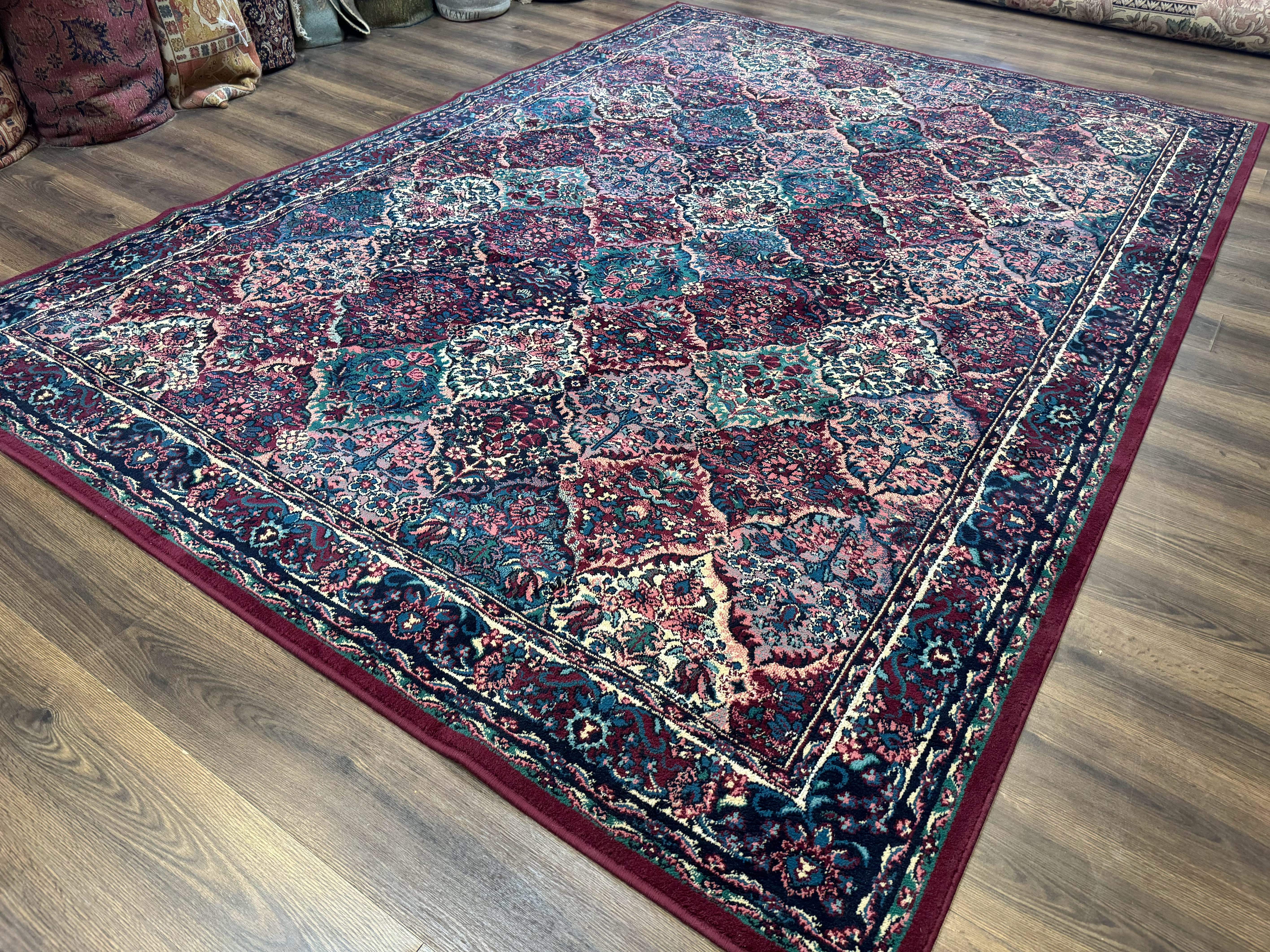 Multicolor Panel Kirman Rug 8x11 - Jewel Rugs