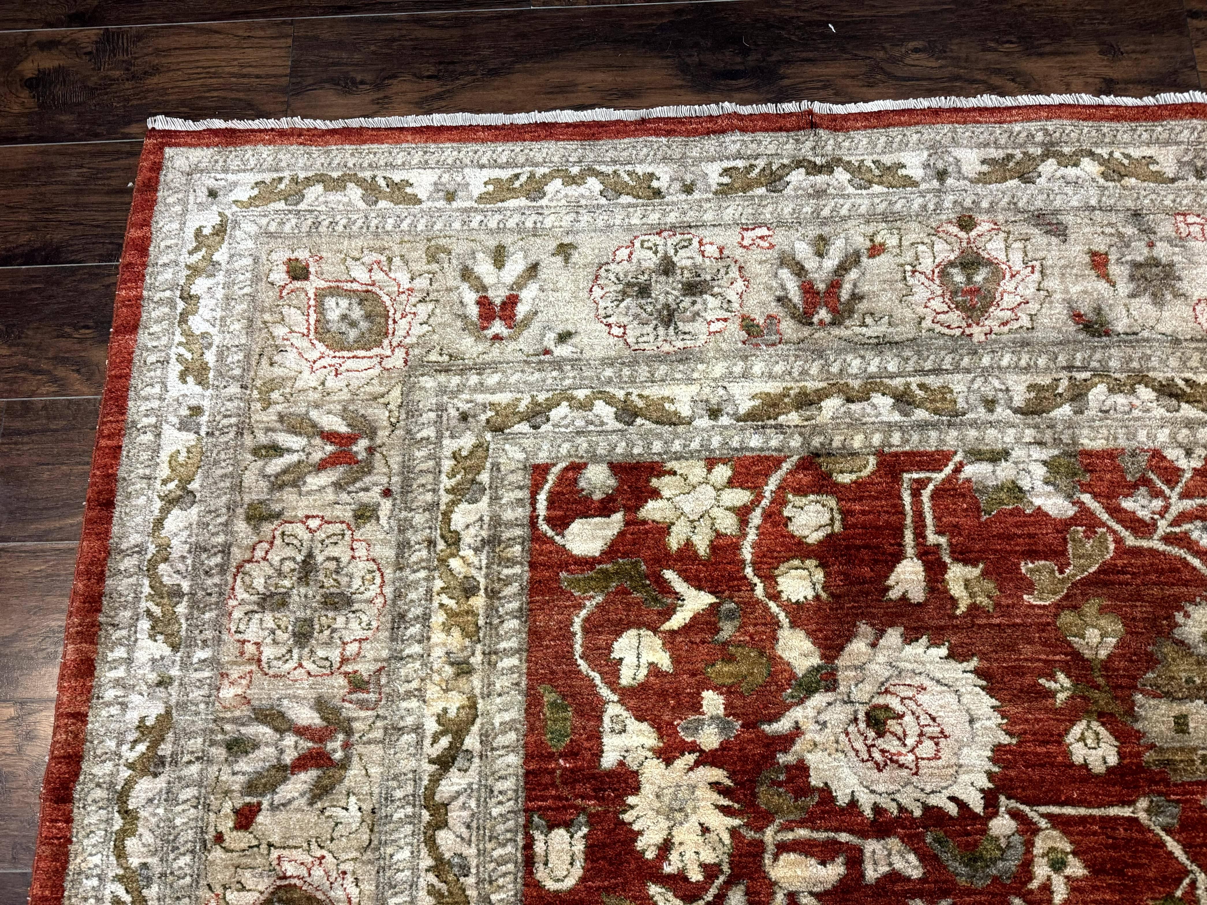 Pakistani Peshawar Rug 10x13, Burnt Orange, Large Handmade Wool Carpet - Jewel Rugs