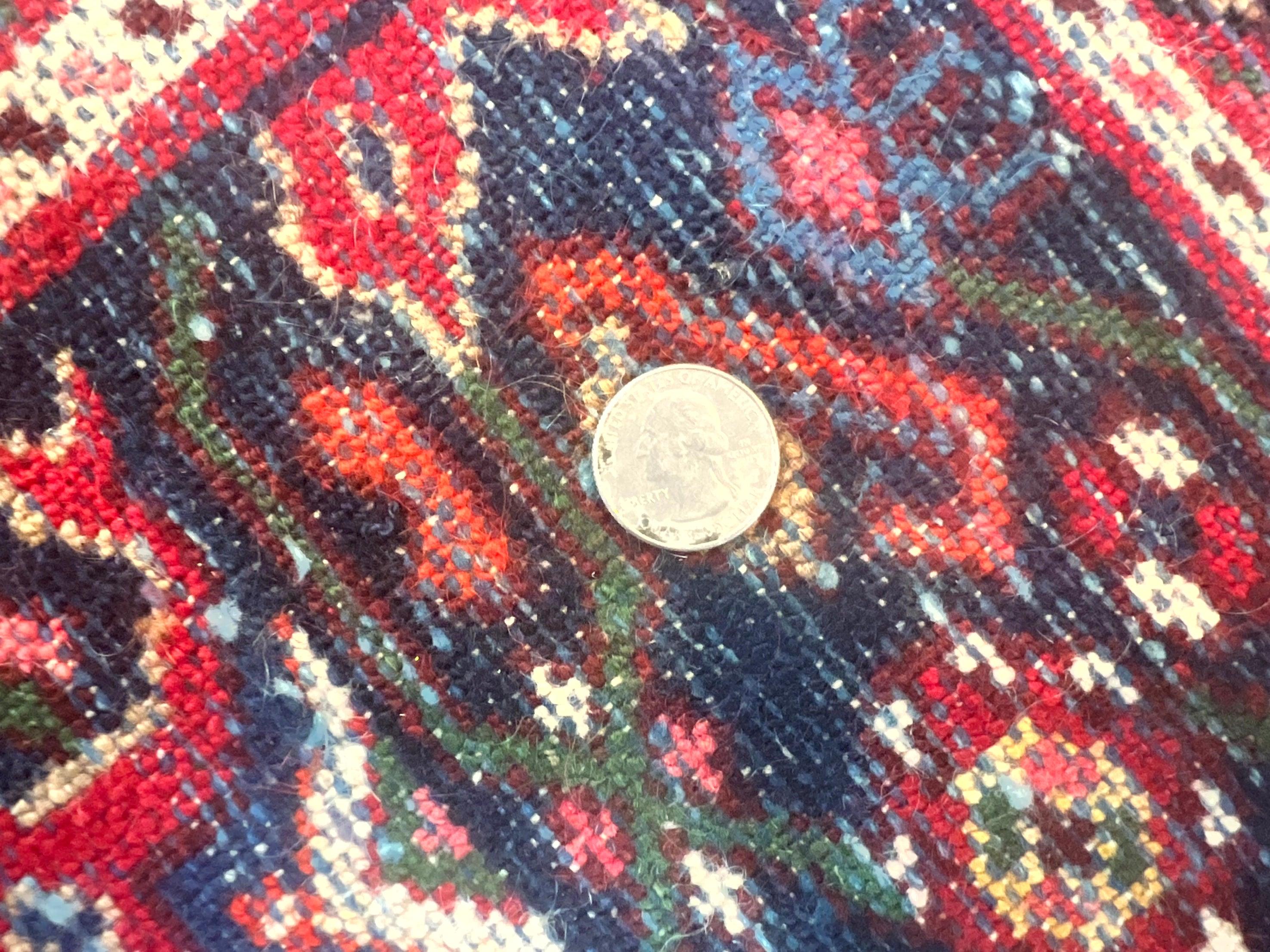 Large Persian Tribal Rug 11x17, Palace Sized Wool Handmade Vintage Carpet, Oversized Hand Knotted Rug, Red, Hamadan Dargazin Rug - Jewel Rugs