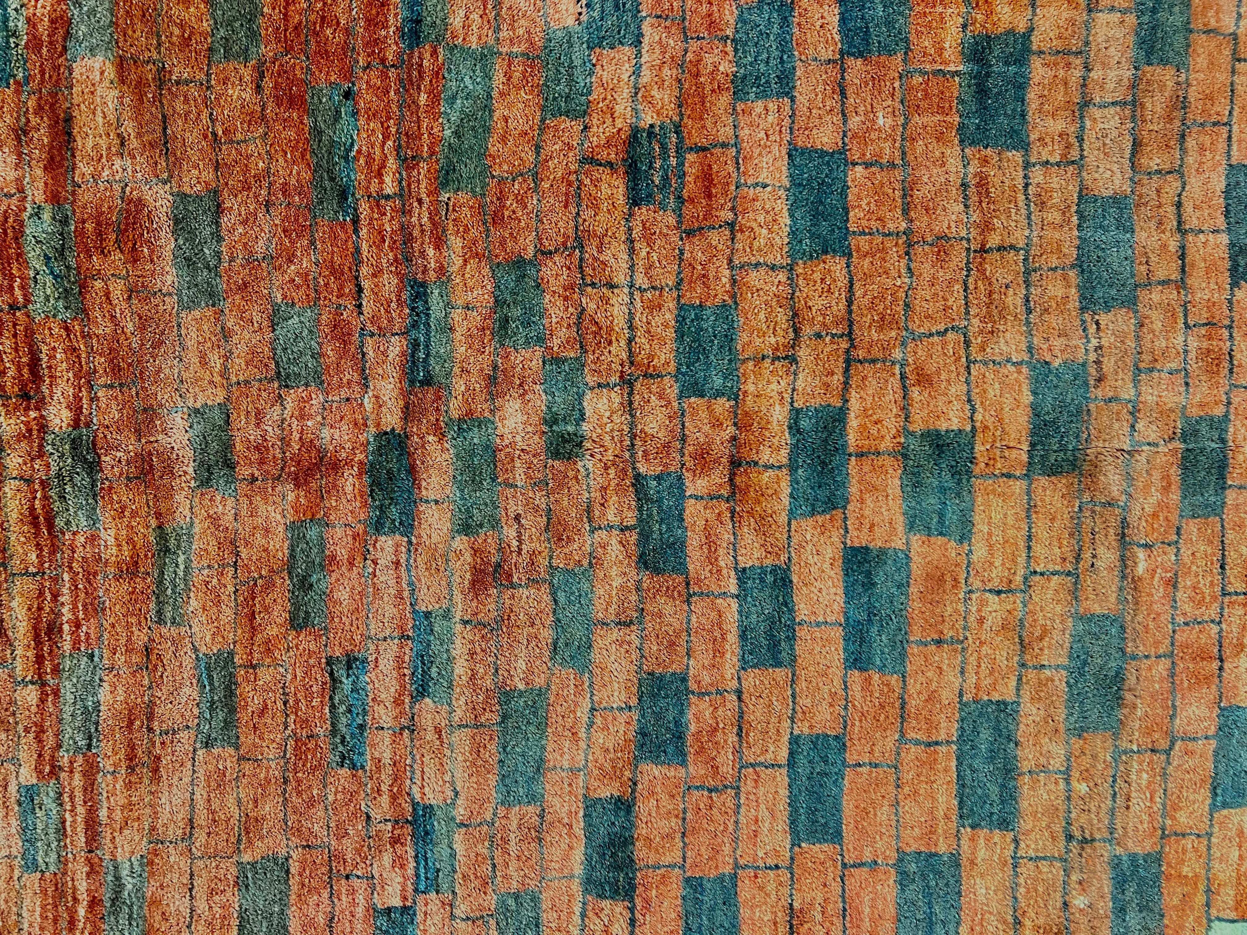 Persian Gabbeh Rug 6x8 ft, Wool Handmade Tribal Rug - Jewel Rugs