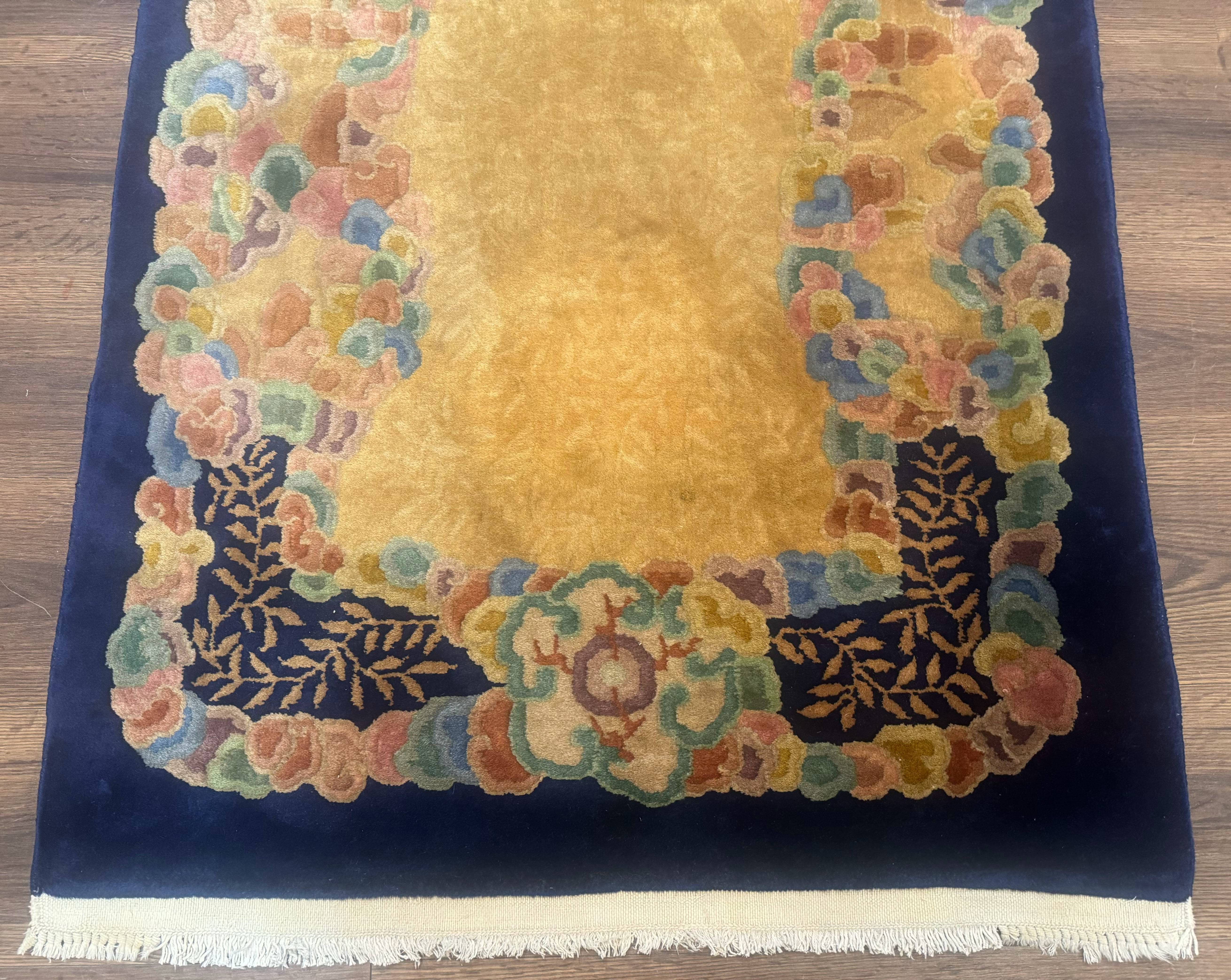 Chinese Wool Rug 3x5, Vintage Carpet, Handmade - Jewel Rugs