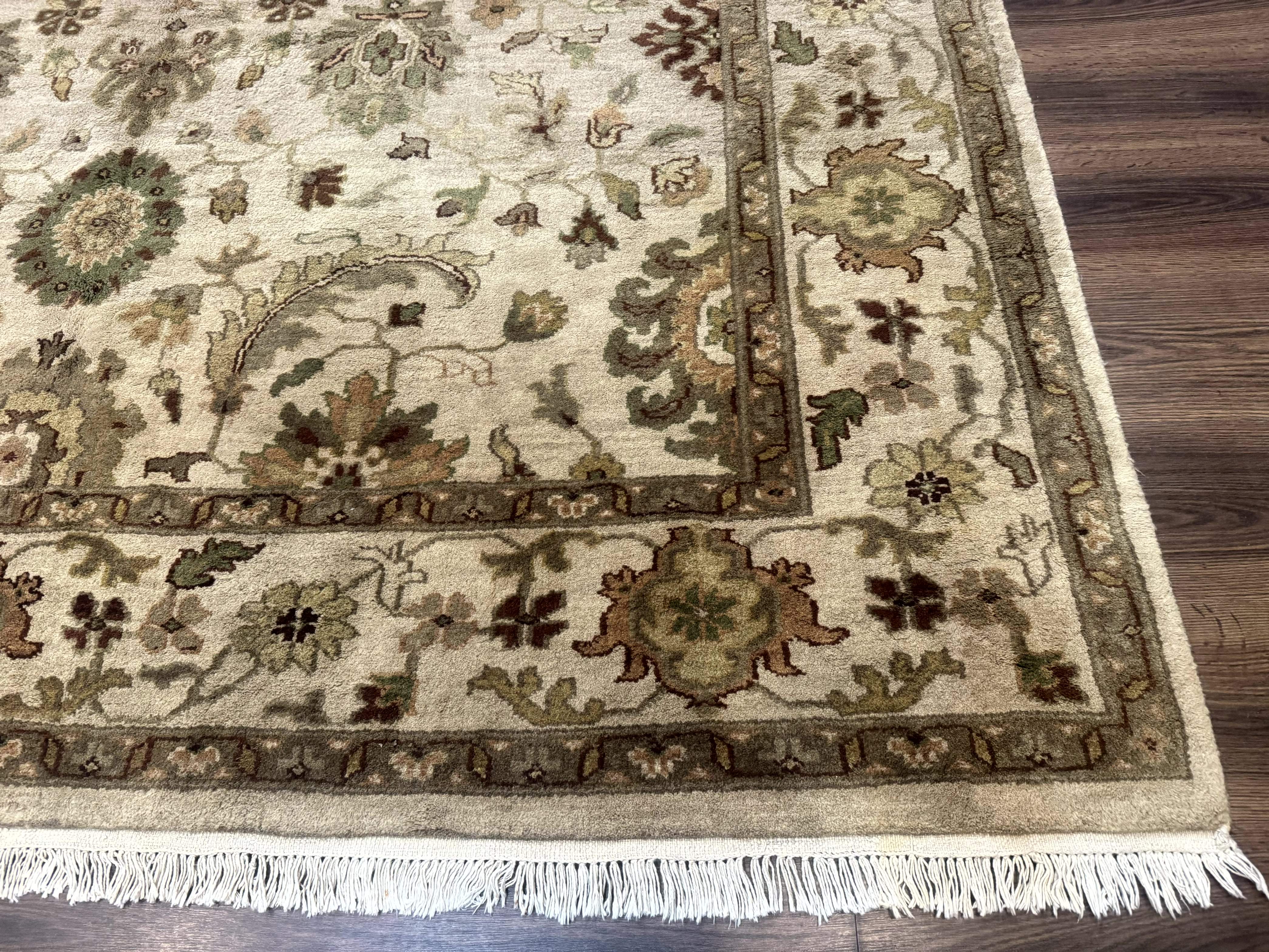 Indo Persian Mahal Rug 8x10 – Hand-Knotted Wool Carpet - Jewel Rugs