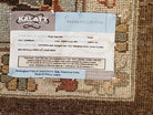 Indo Persian Mahal Rug 9x12, Brown Light Blue, Allover Pattern India 8' 8" x 12' in Brown and Light Blue - 2605J046
