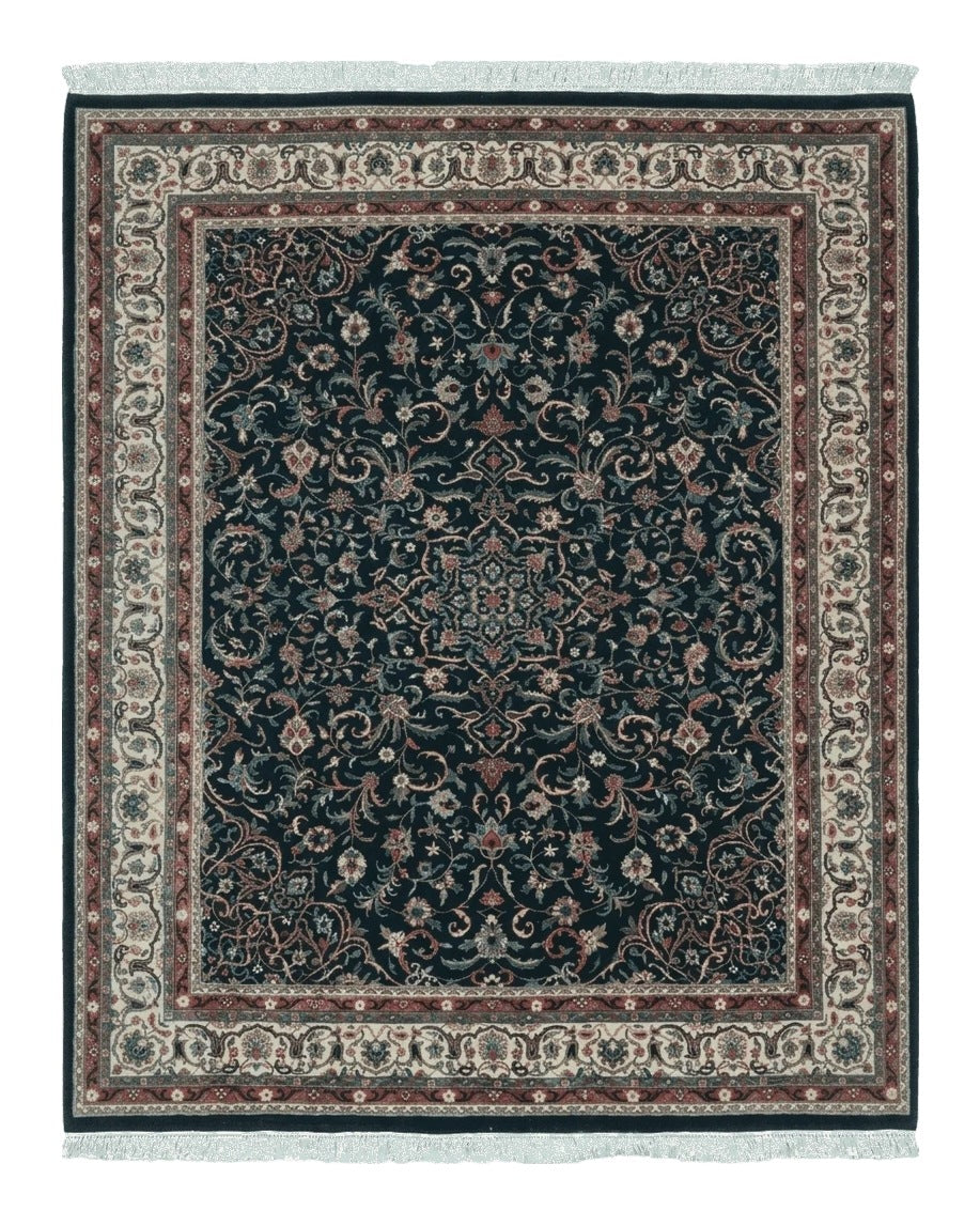 Indo Persian Rug 8x10, Wool Handmade Floral Carpet 7' 10" x 10' 1" - OLRWY3P38R2A1WMW