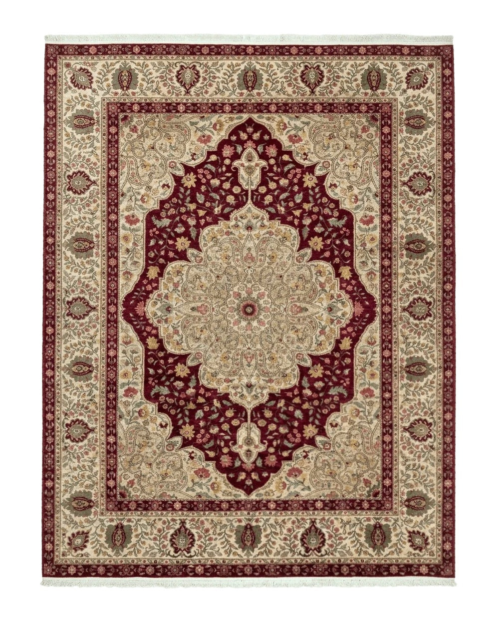 Karastan Rug 8.8 x 12, Antique Legends Royal Tabriz, Wool Pile, Vintage, Rare USA 8.7x12 - 2410L024