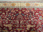 Karastan Rug 9x12, Antique Legends Emperor's Hunt 2200-204, Wool, Vintage Discontinued USA 8' 8" x 12' in Red, Light Tan - 2603L088