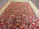 Karastan Rug 9x12, Antique Legends Emperor's Hunt 2200-204, Wool, Vintage Discontinued USA 8' 8" x 12' in Red, Light Tan - 2603L088