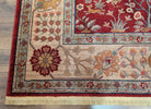 Karastan Rug 9x12, Antique Legends Emperor's Hunt 2200-204, Wool, Vintage Discontinued USA 8' 8" x 12' in Red, Light Tan - 2603L088