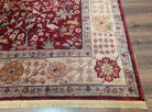 Karastan Rug 9x12, Antique Legends Emperor's Hunt 2200-204, Wool, Vintage Discontinued USA 8' 8" x 12' in Red, Light Tan - 2603L088