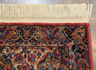 Karastan Runner Rug 2.6 x 12, Multicolor Panel Kirman #717, Wool, Rare USA 2' 6" x 12' in Red, Blue, Light Yellow, Light Green, Teal, Ivory, Multicolor - 2605L002